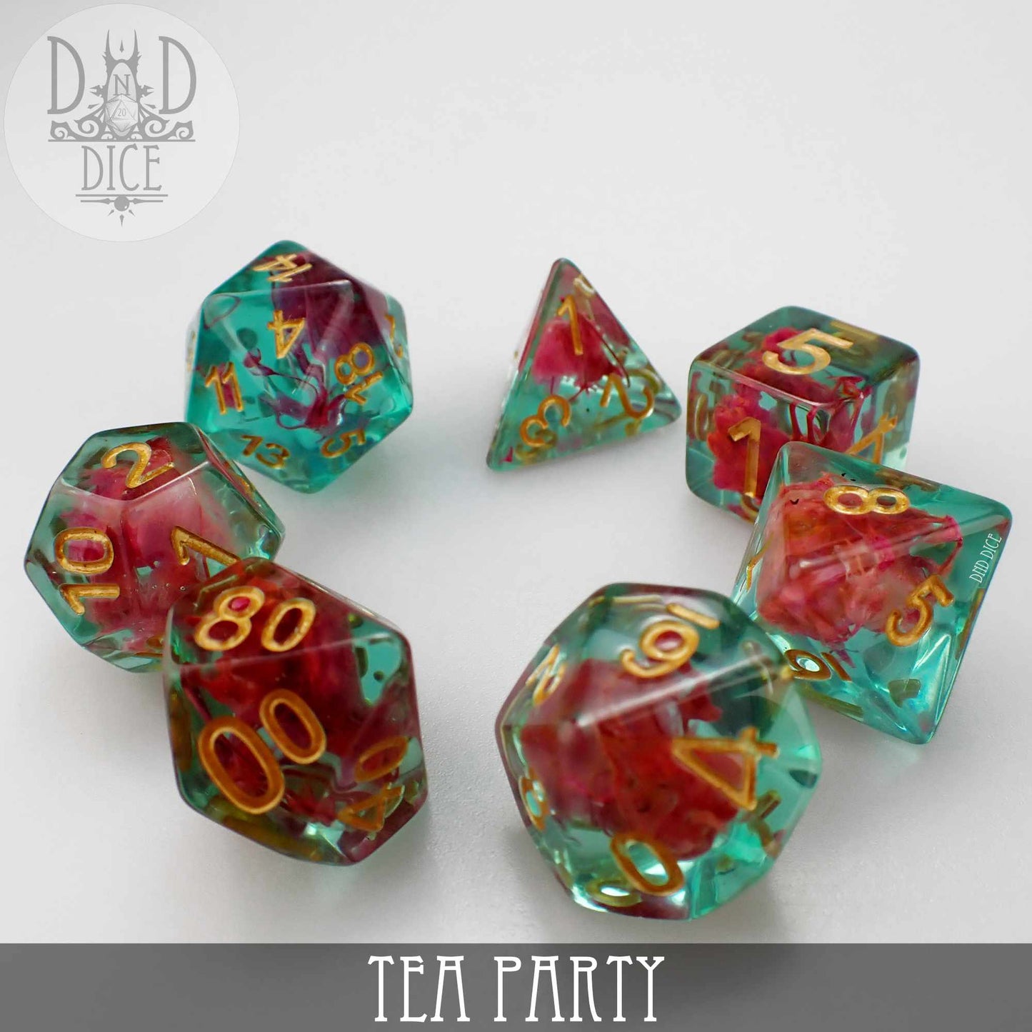 Tea Party Dice Set