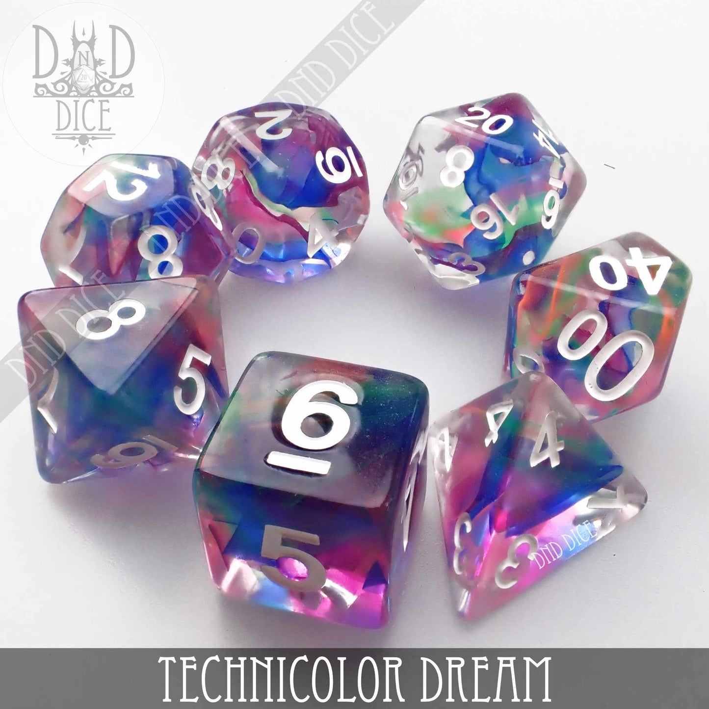 Technicolor Dream Dice Set