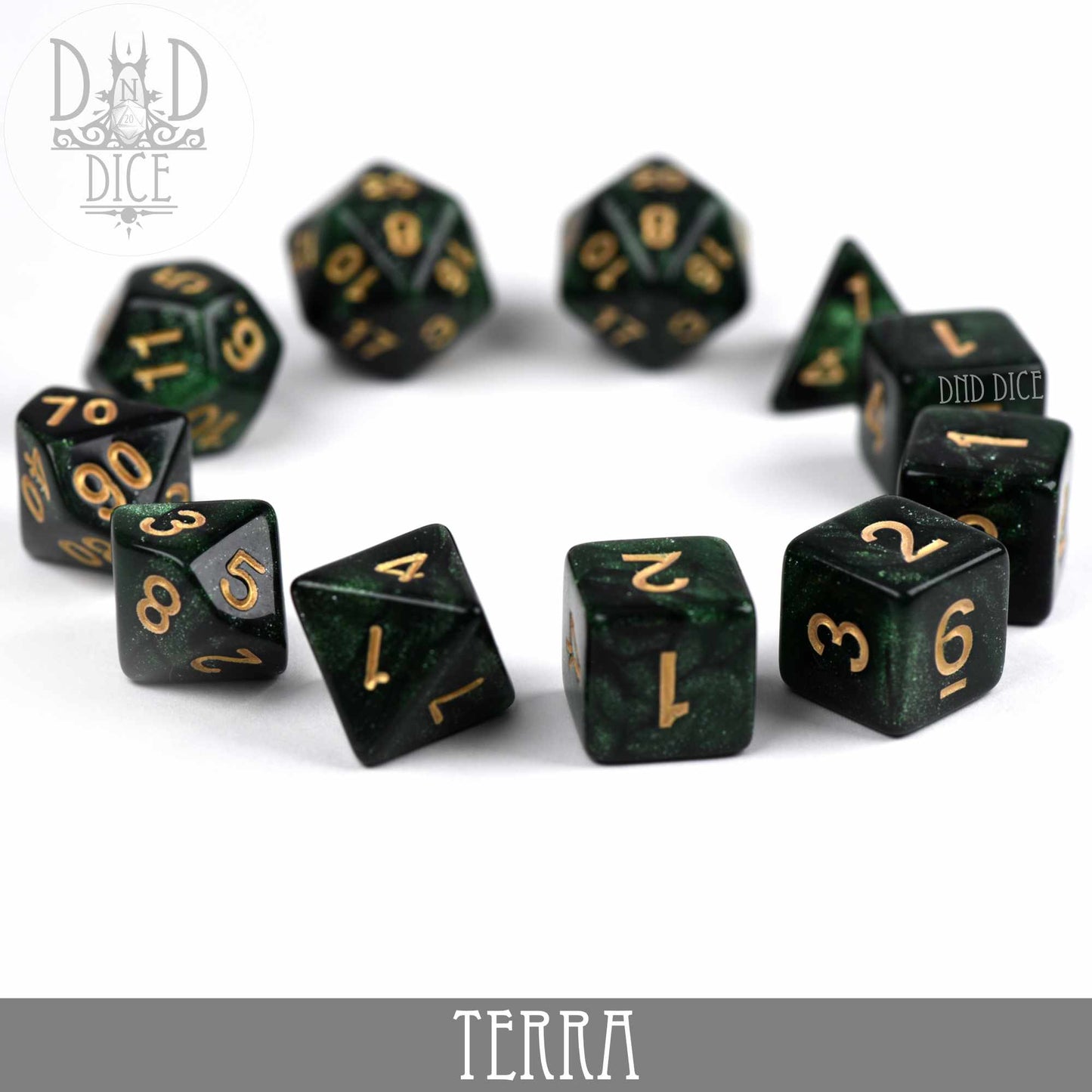 Terra Galaxy 7 or 11 Dice Set