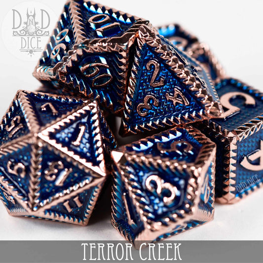 Terror Creek Metal Dice Set