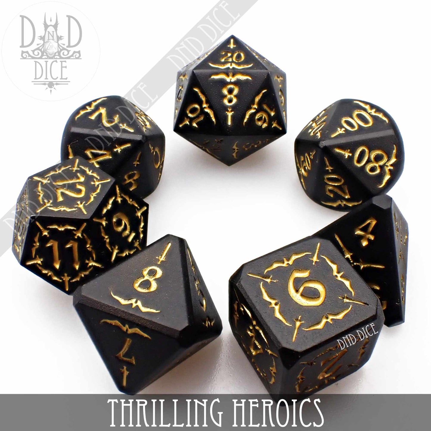 Thrilling Heroics Metal Dice Set