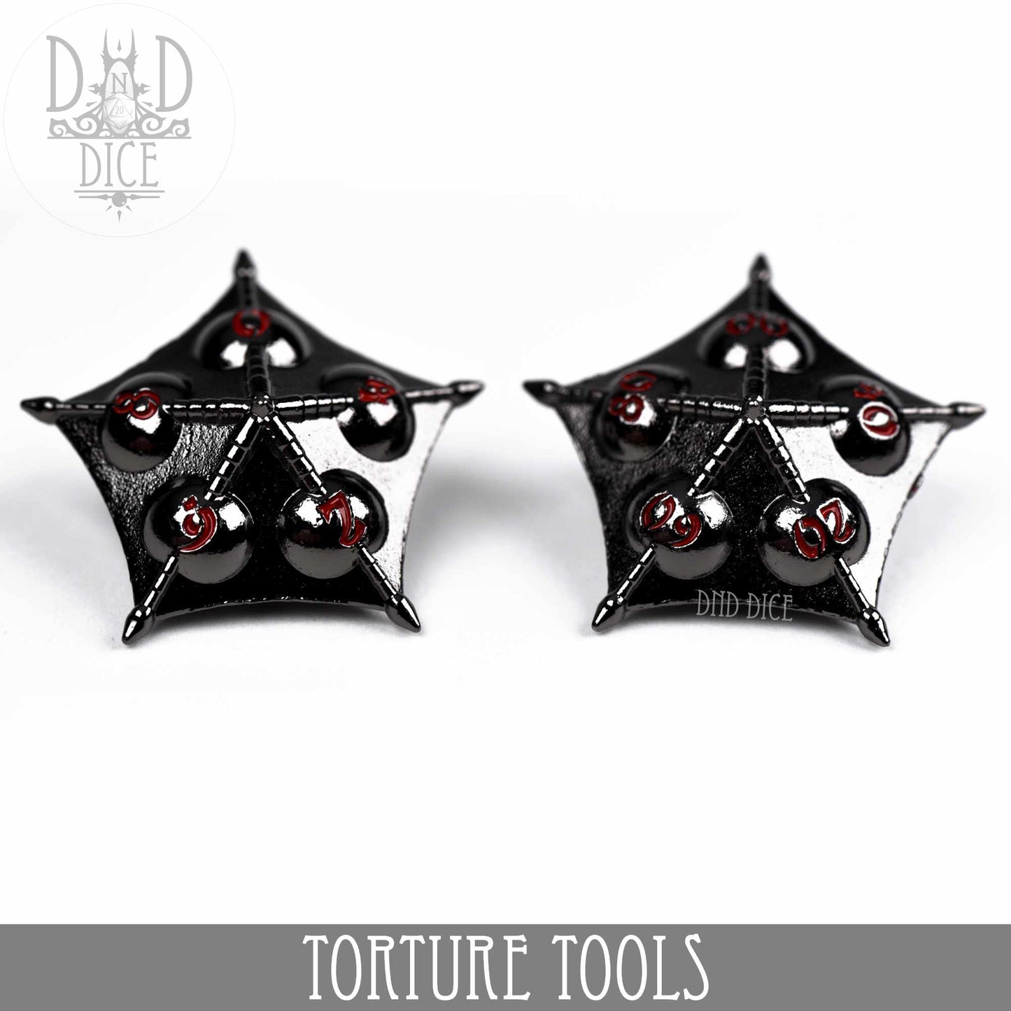 Torture Tools Red - Metal Dice Set