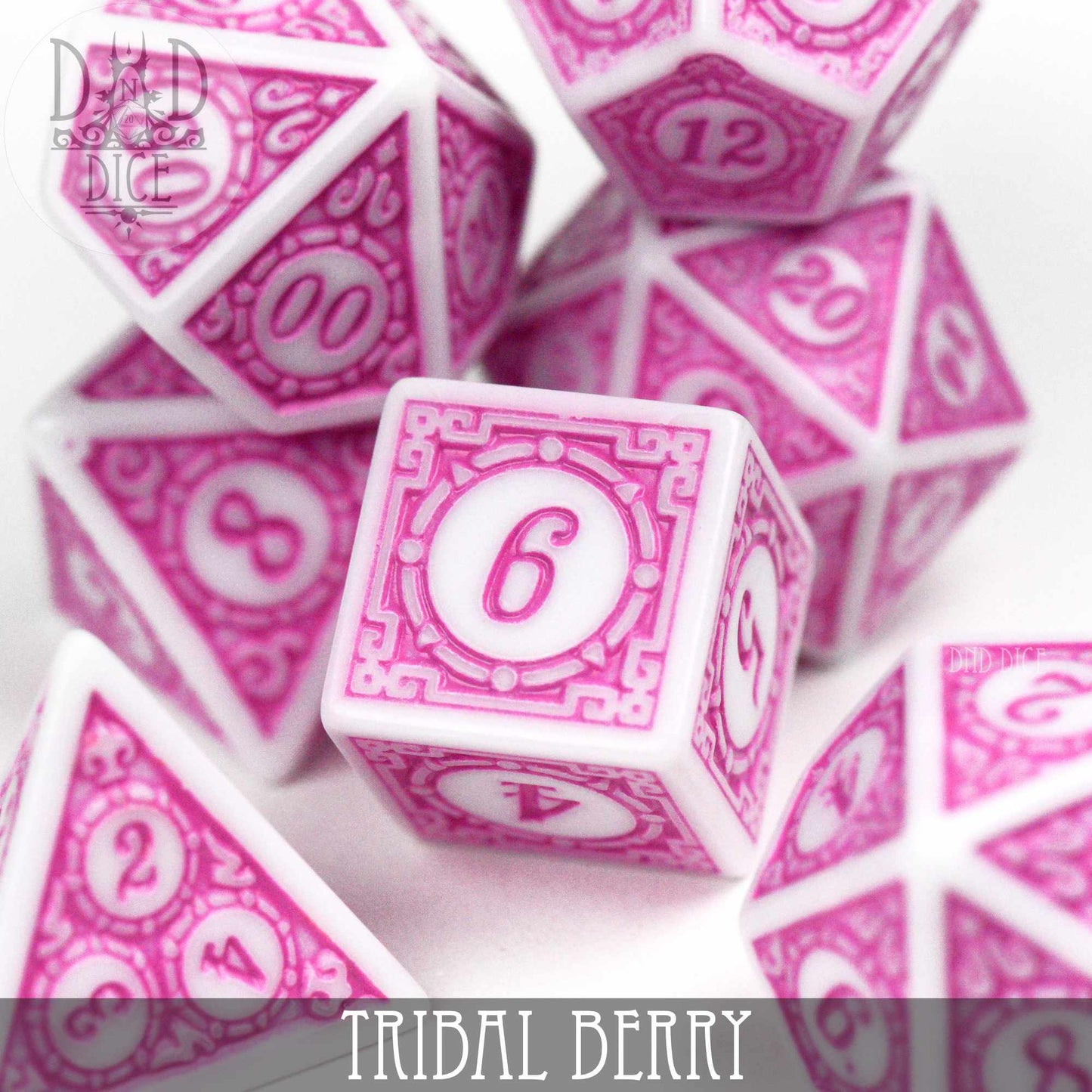 Tribal Berry Dice Set