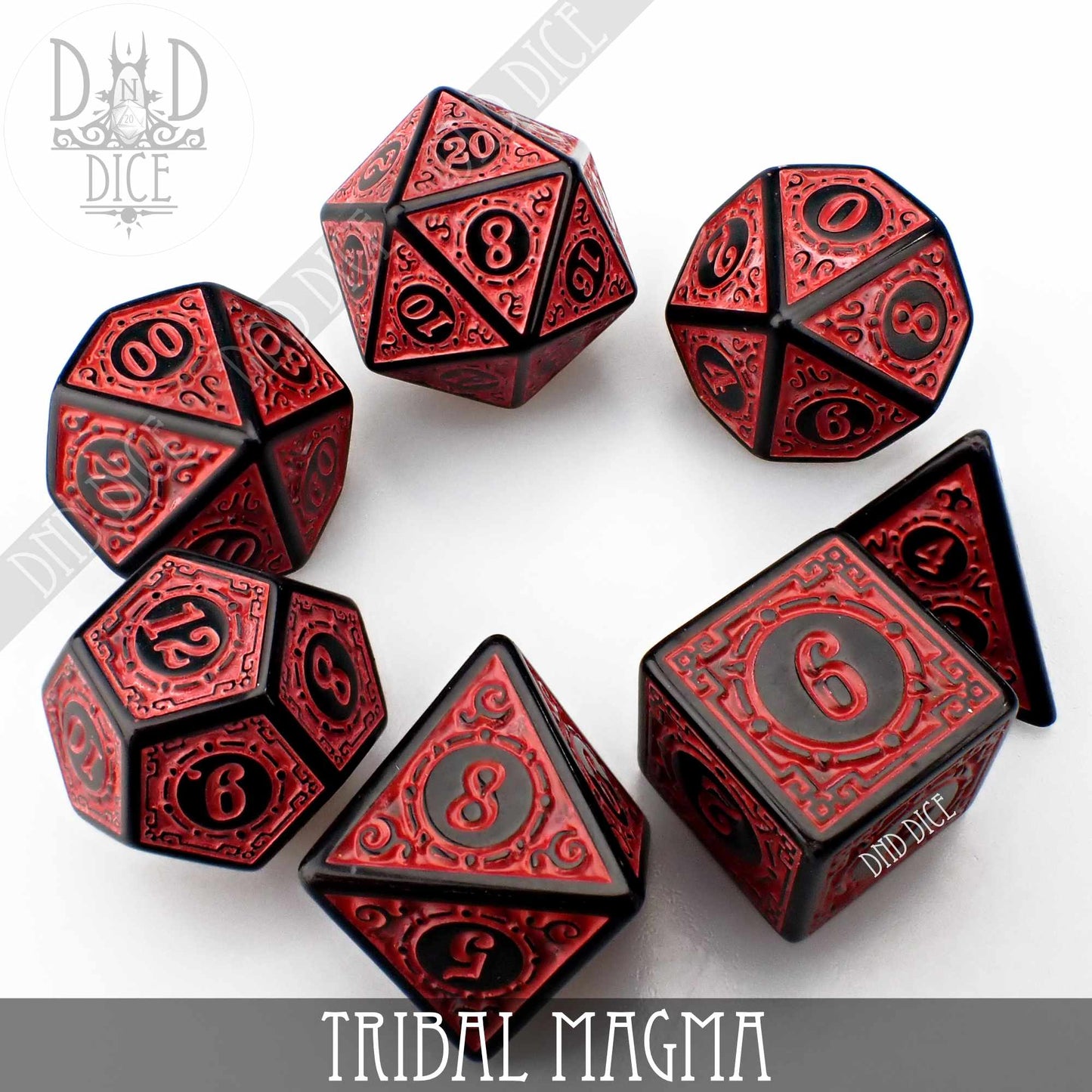 Tribal Magma Dice Set