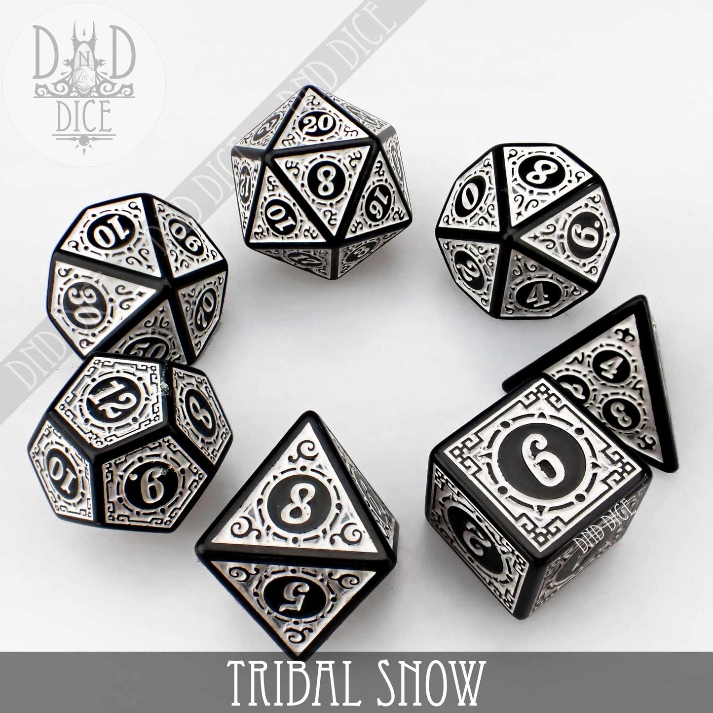 Tribal Snow Dice Set