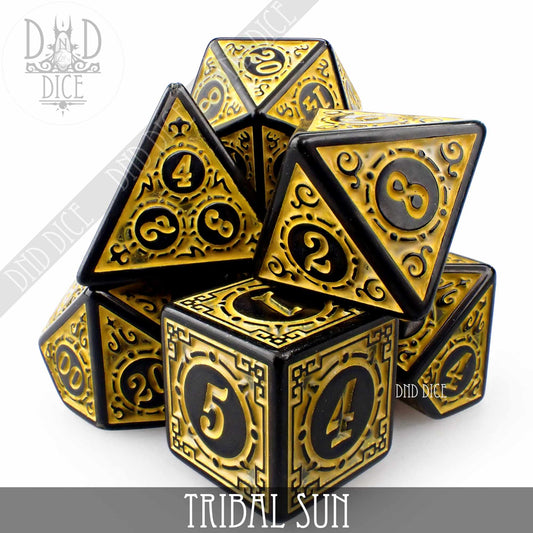 Tribal Sun Dice Set