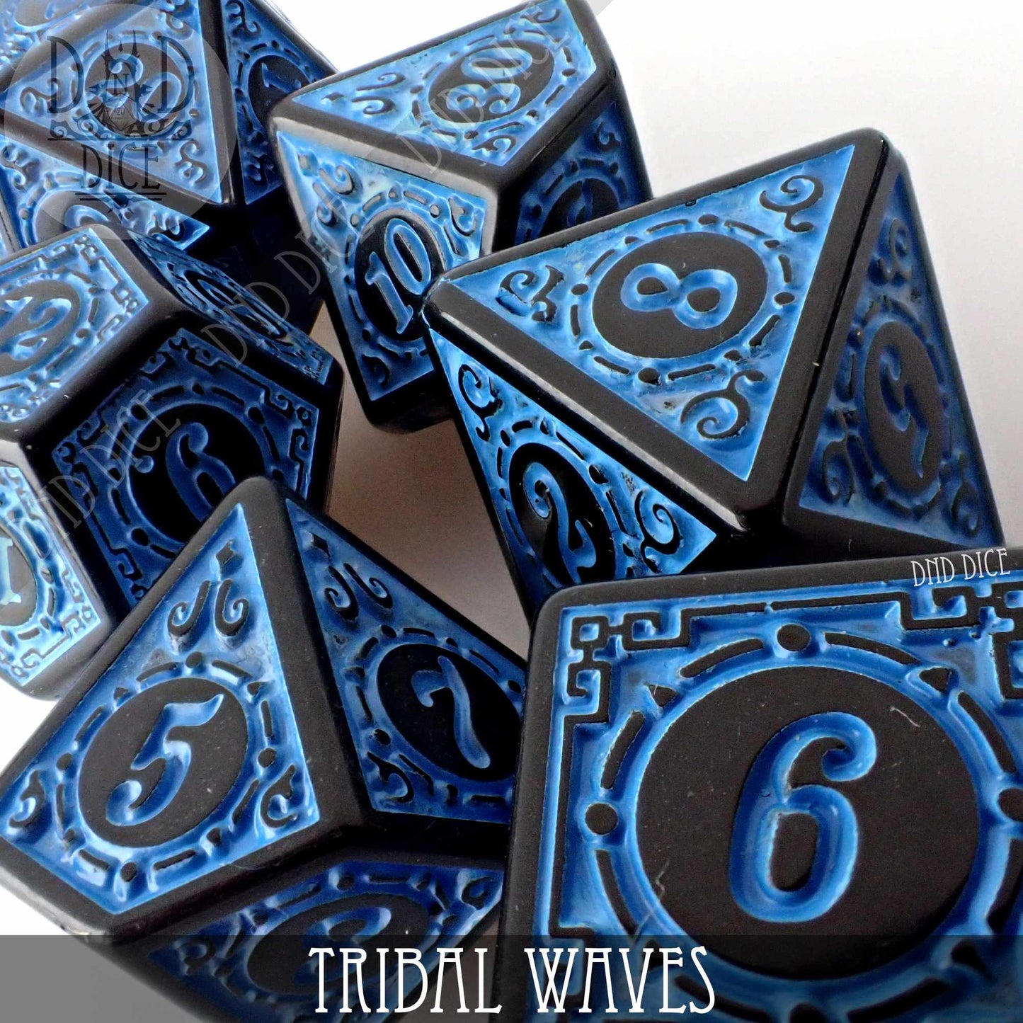 Tribal Waves Dice Set