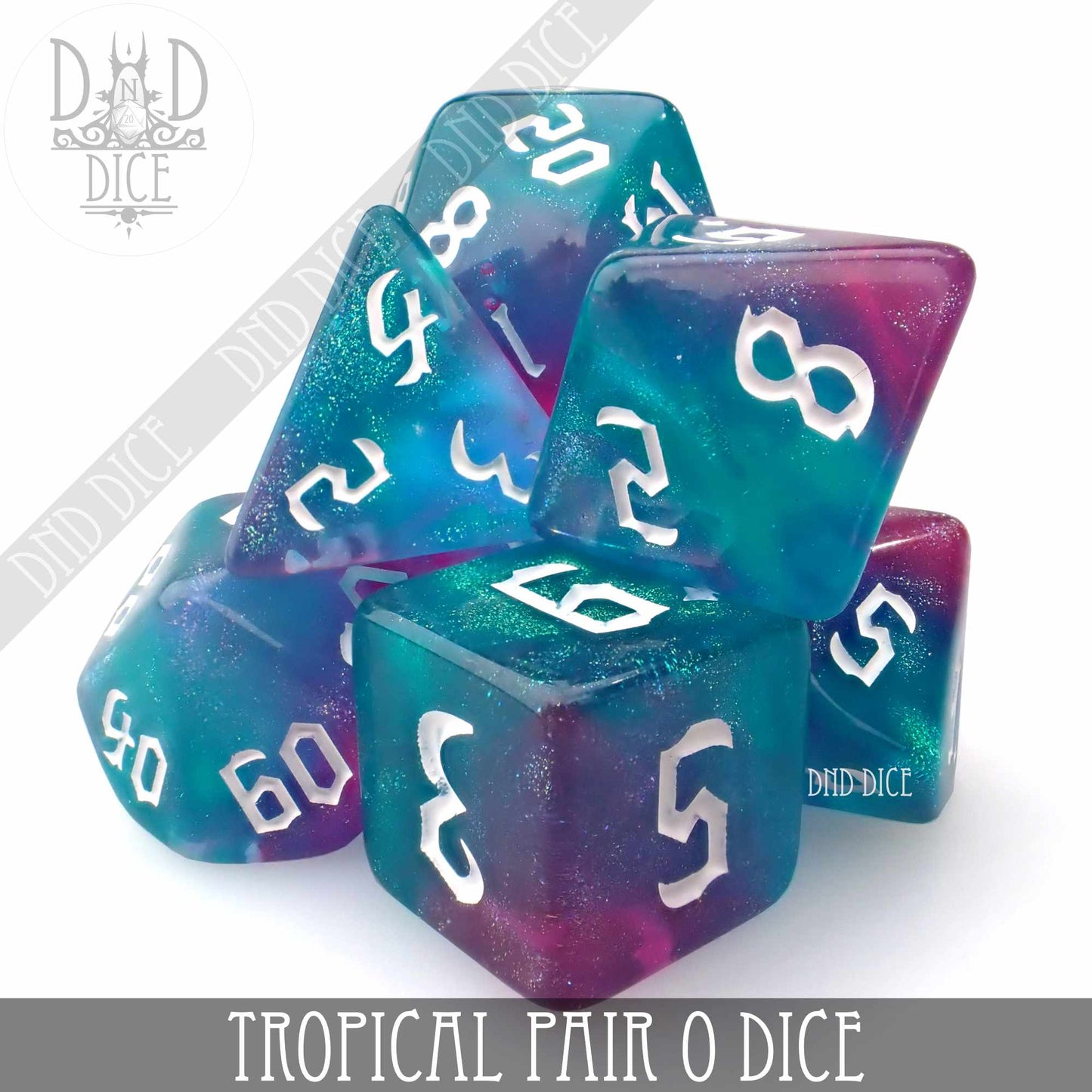 Tropical Pair O Dice Set