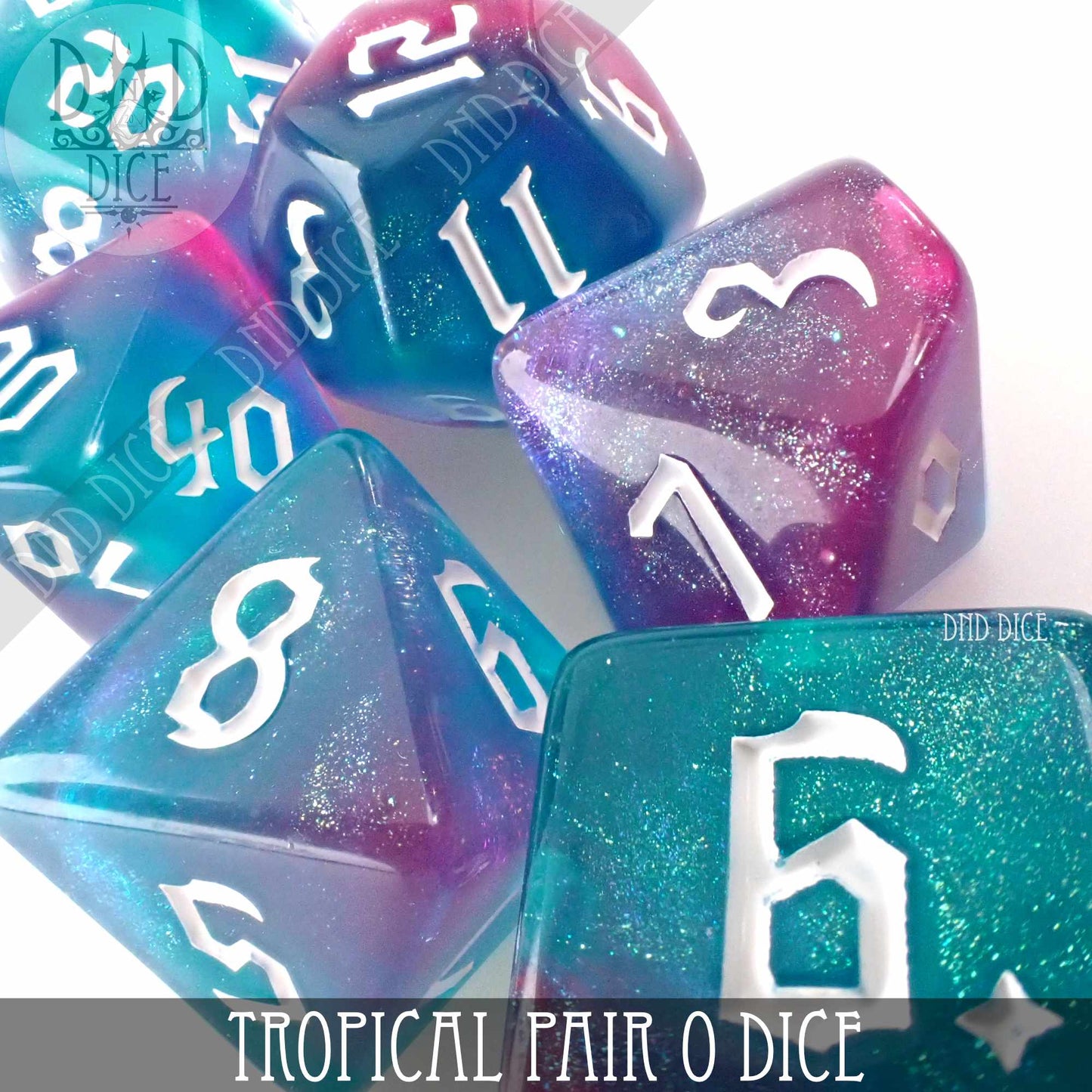 Tropical Pair O Dice Set