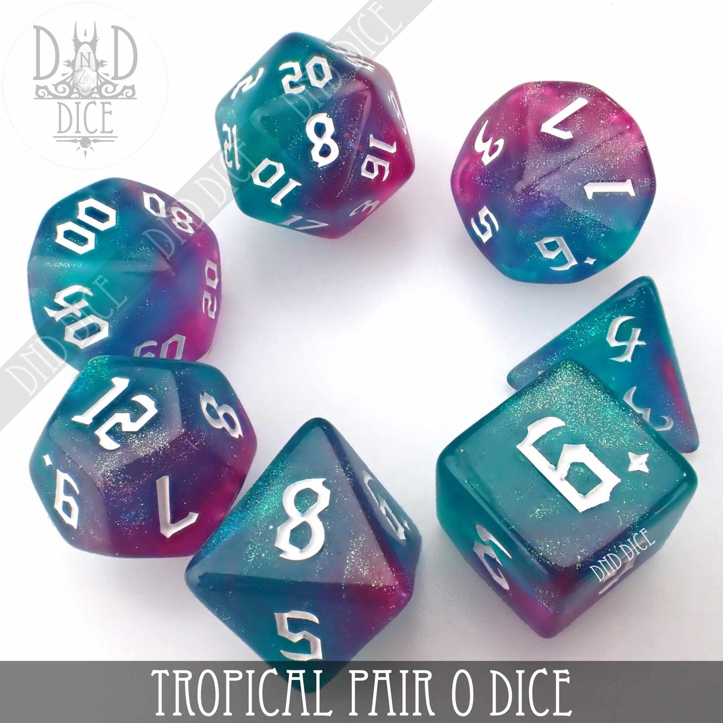 Tropical Pair O Dice Set