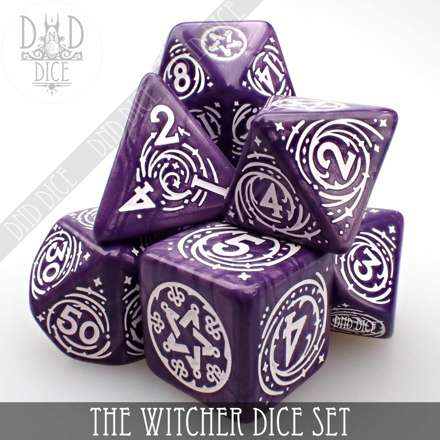 The Witcher Dice Set and Coin - Yennefer