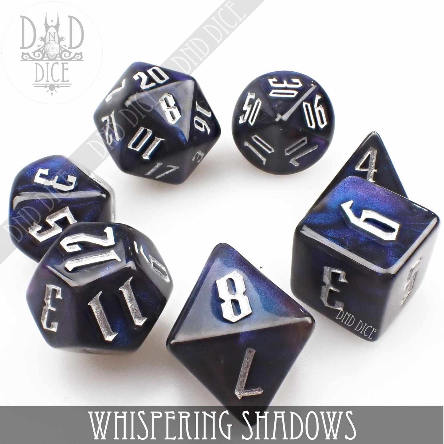 Whispering Shadows Dice Set