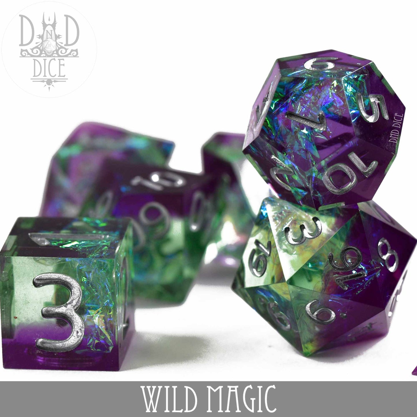 Wild Magic Handmade Dice Set