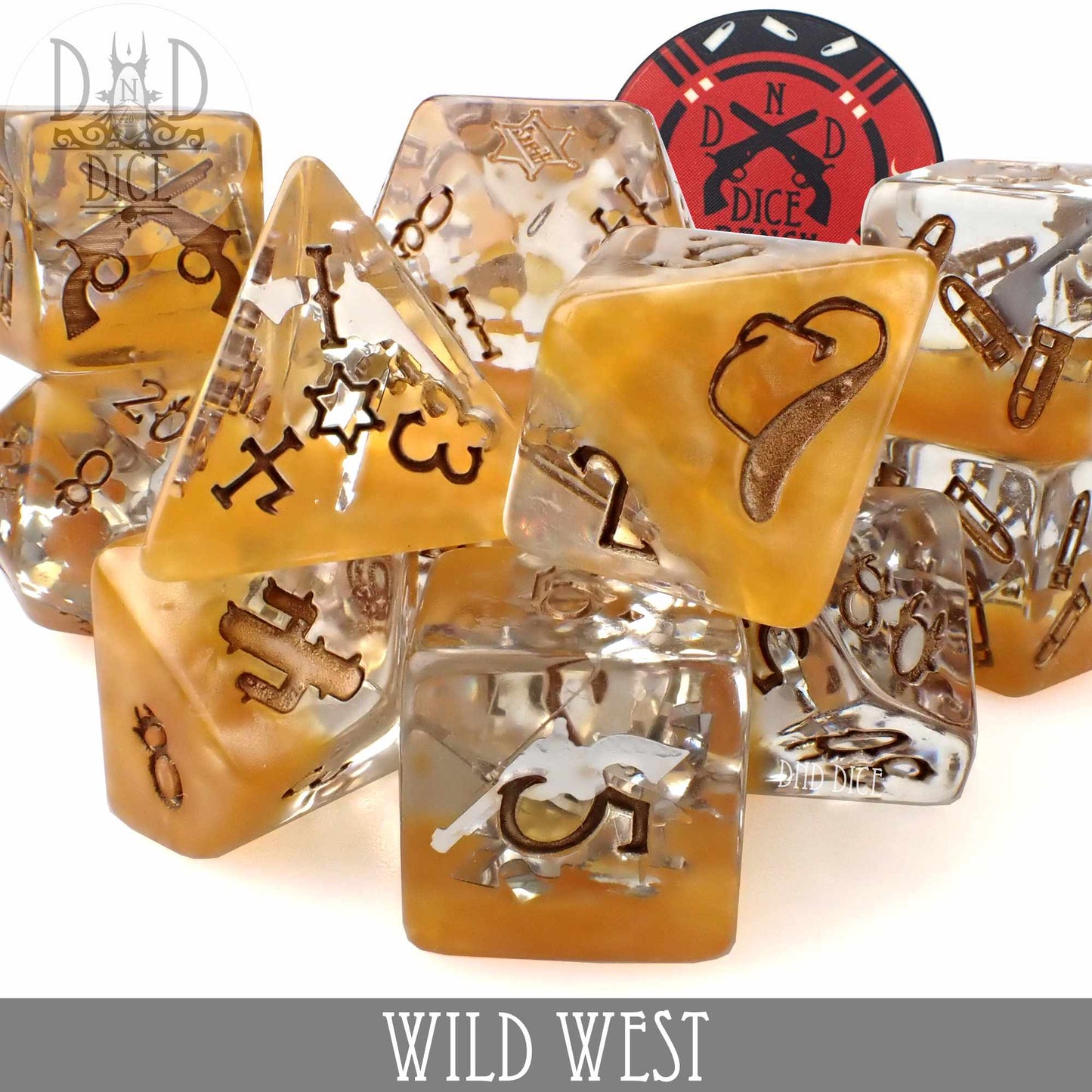 Wild West 11 Dice Set