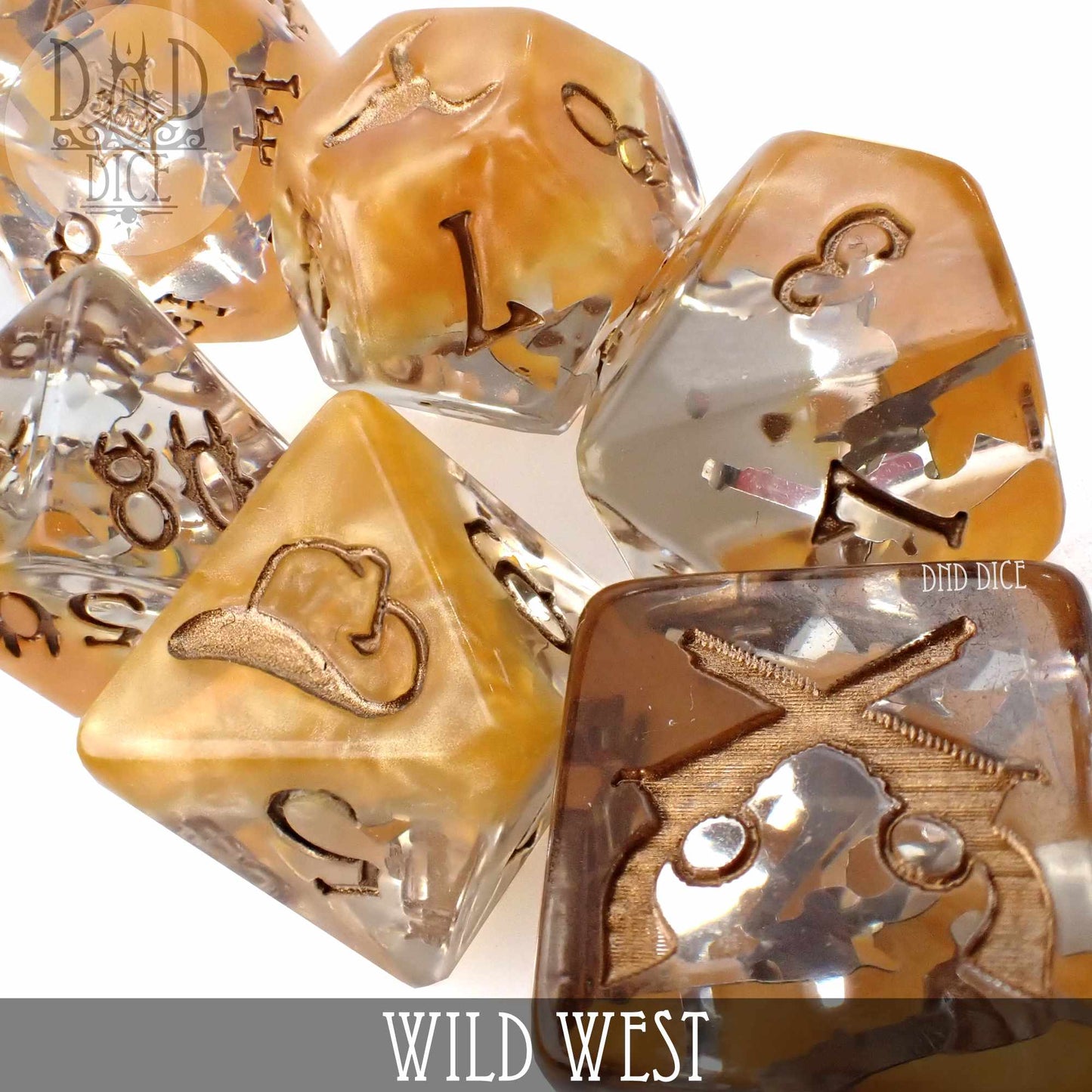 Wild West 11 Dice Set