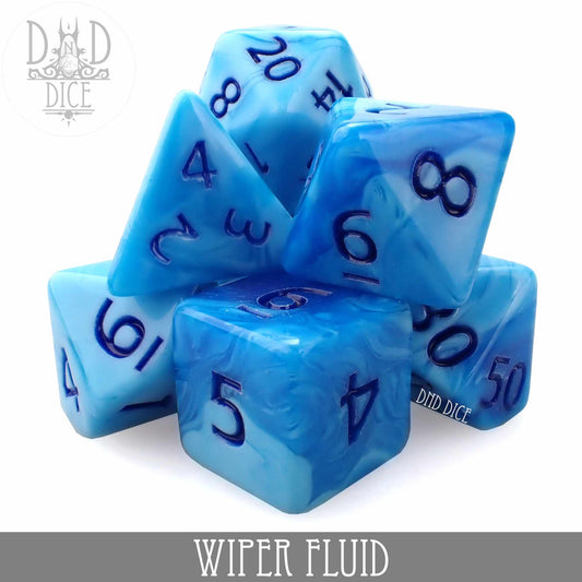 Wiper Fluid Dice Set