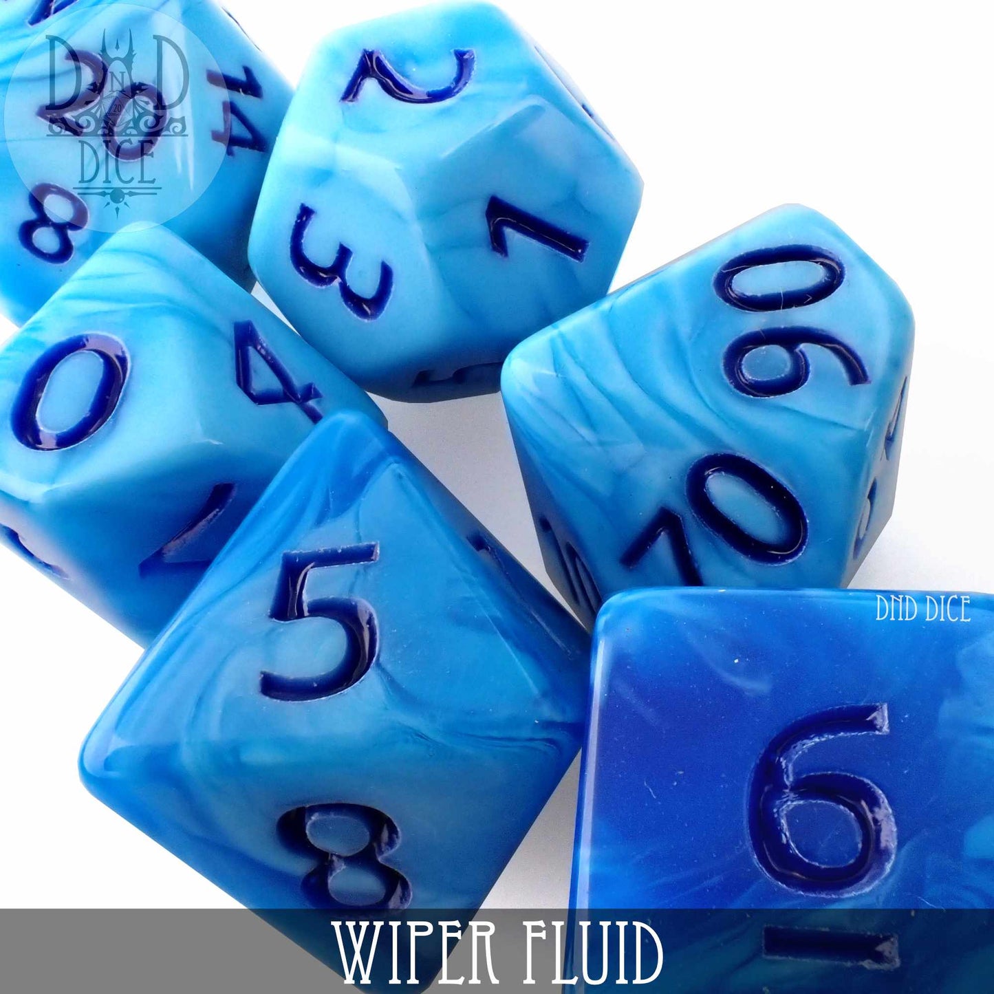 Wiper Fluid Dice Set