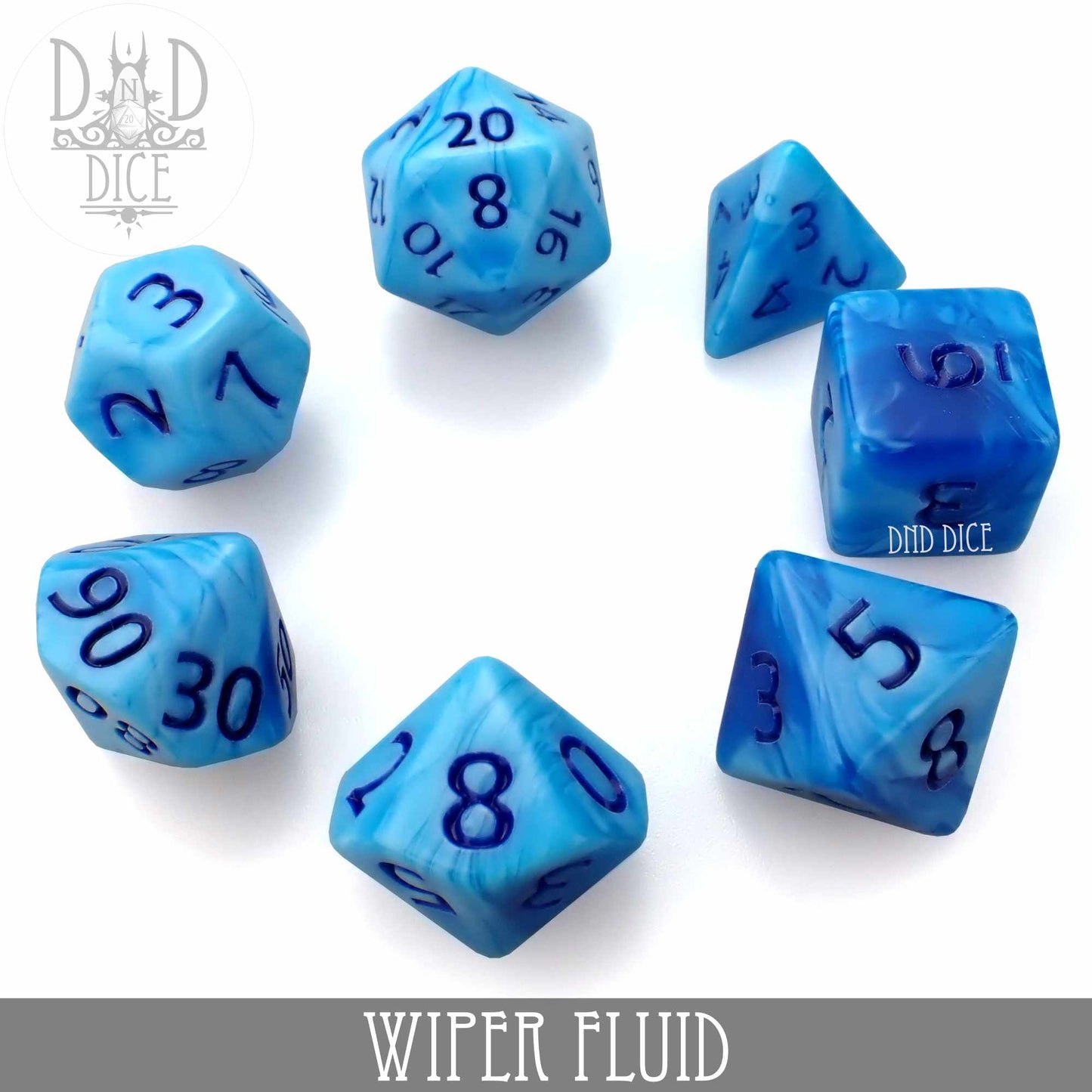 Wiper Fluid Dice Set