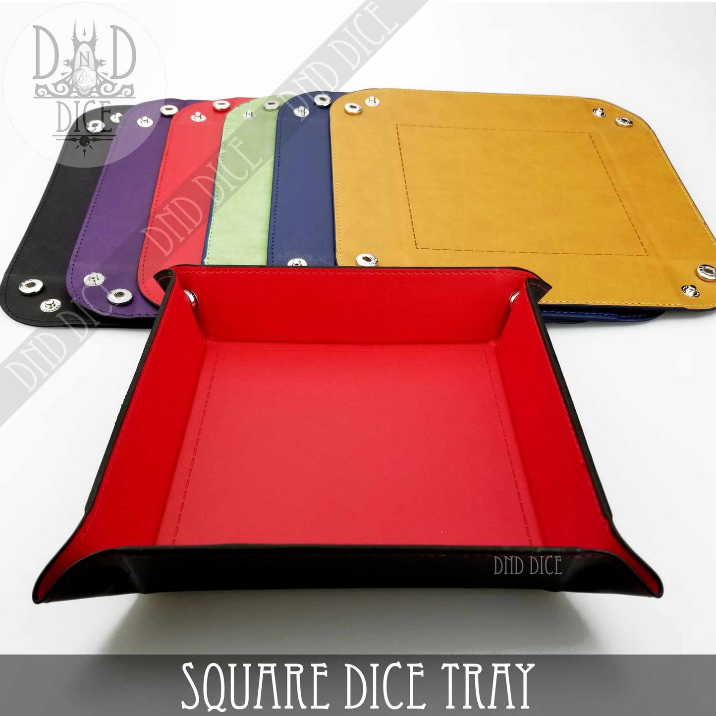 Square Dice Tray (6 Colors)