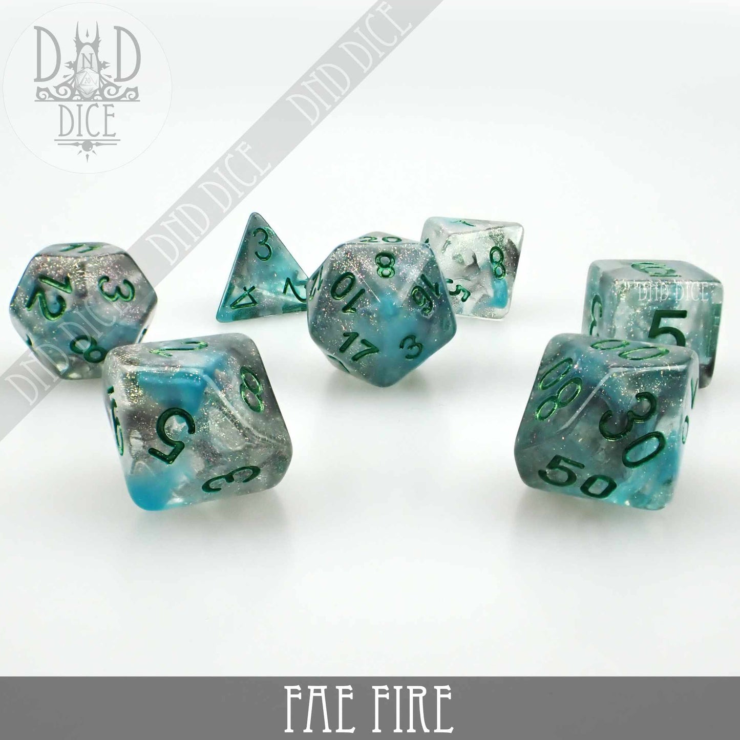 Fae Fire Dice Set