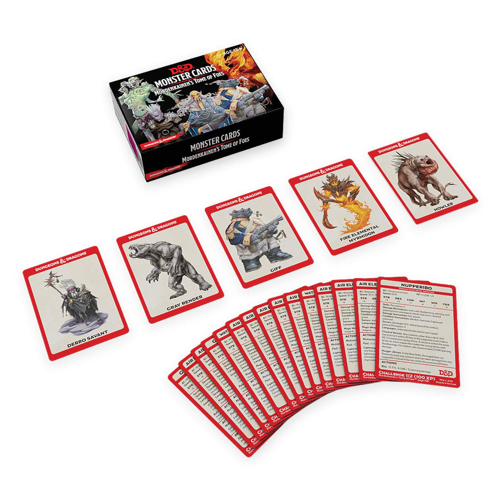 D&D: Monster Cards - Mordenkainen's Tome of Foes - Golden Apple Comics