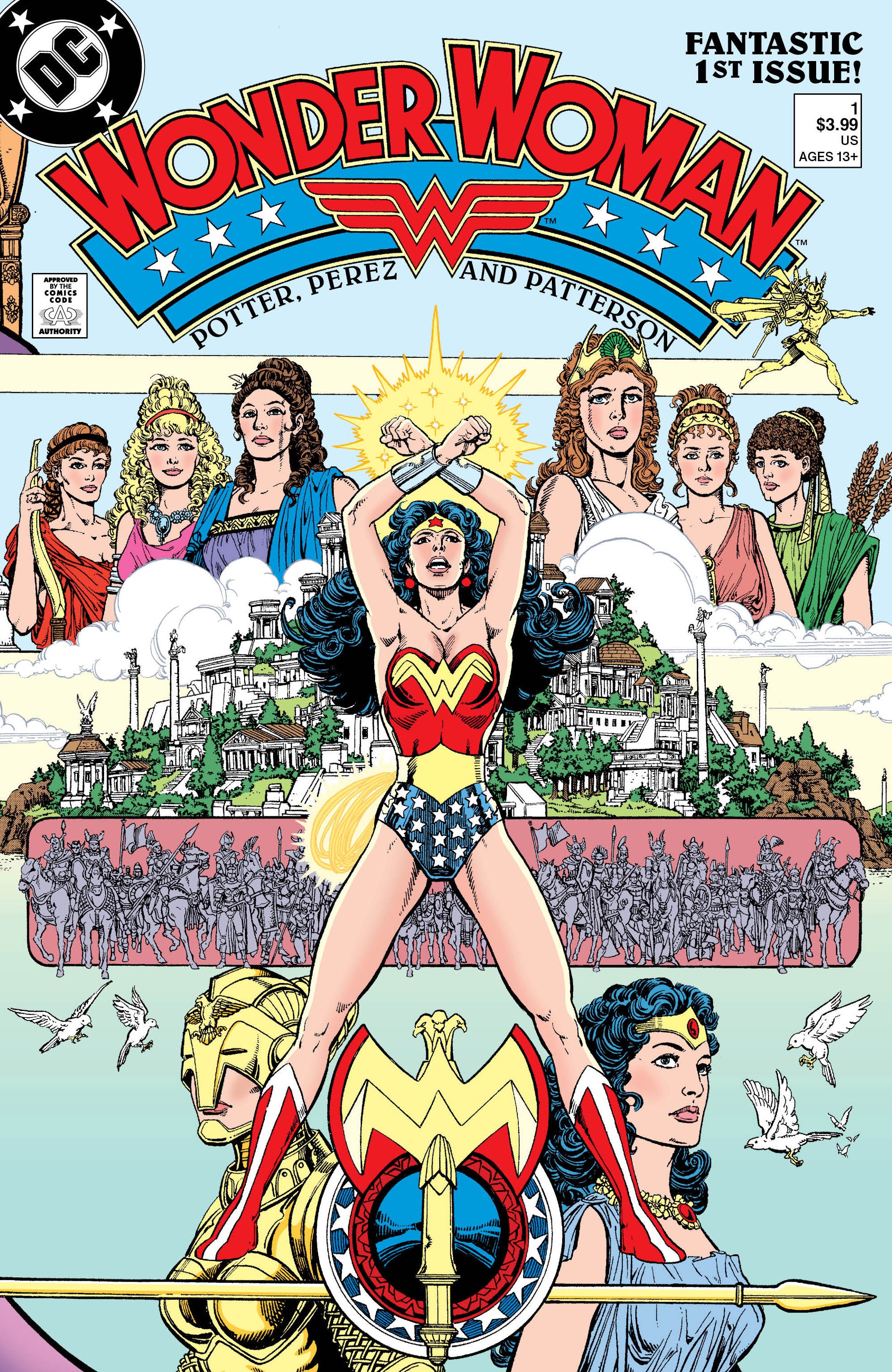 Wonder Woman (1987) #1 C Facsimile Edition George Perez Foil Variant (