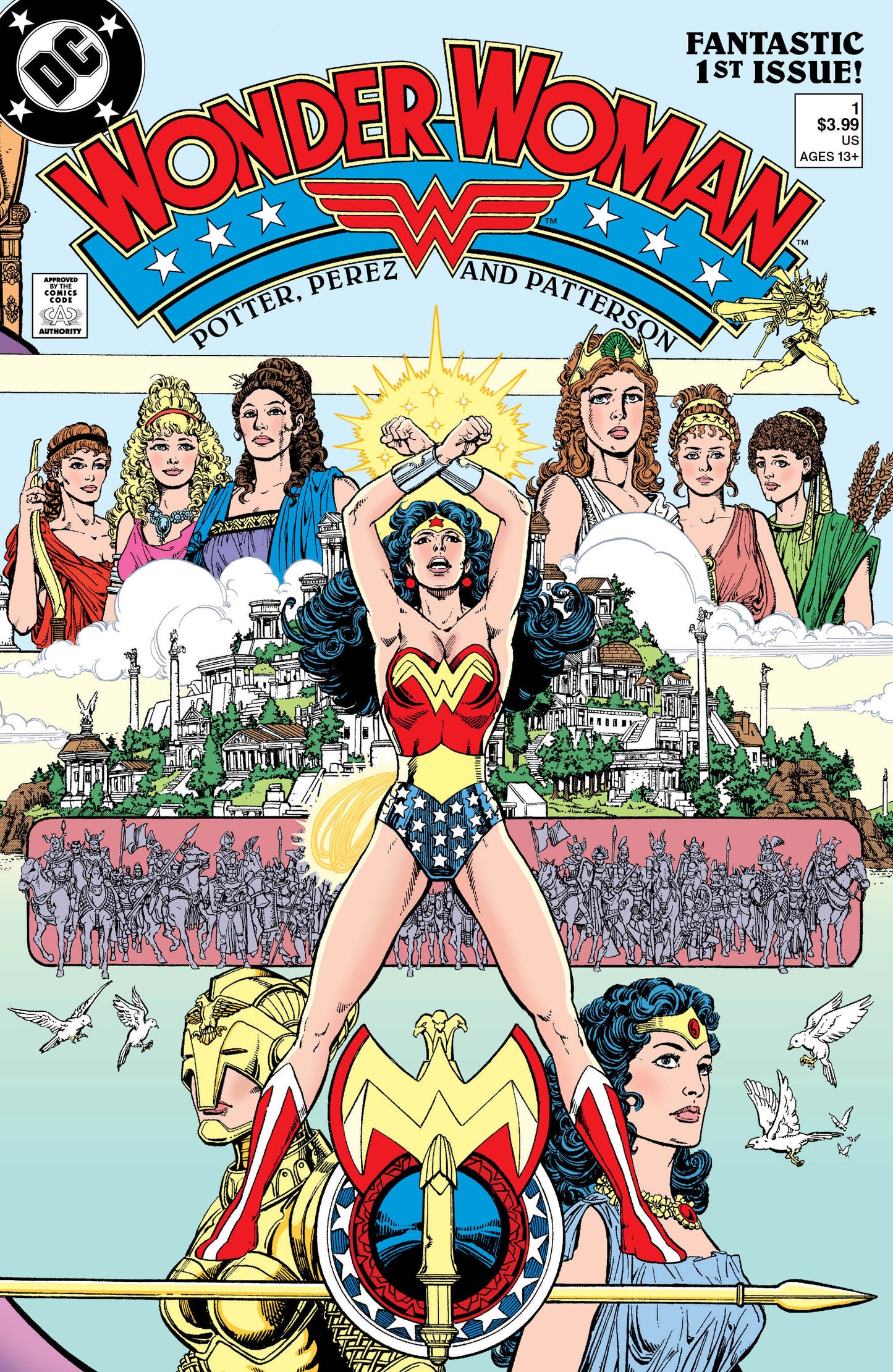 Wonder Woman (1987) #1 C Facsimile Edition George Perez Foil Variant (08/29/2023) Dc