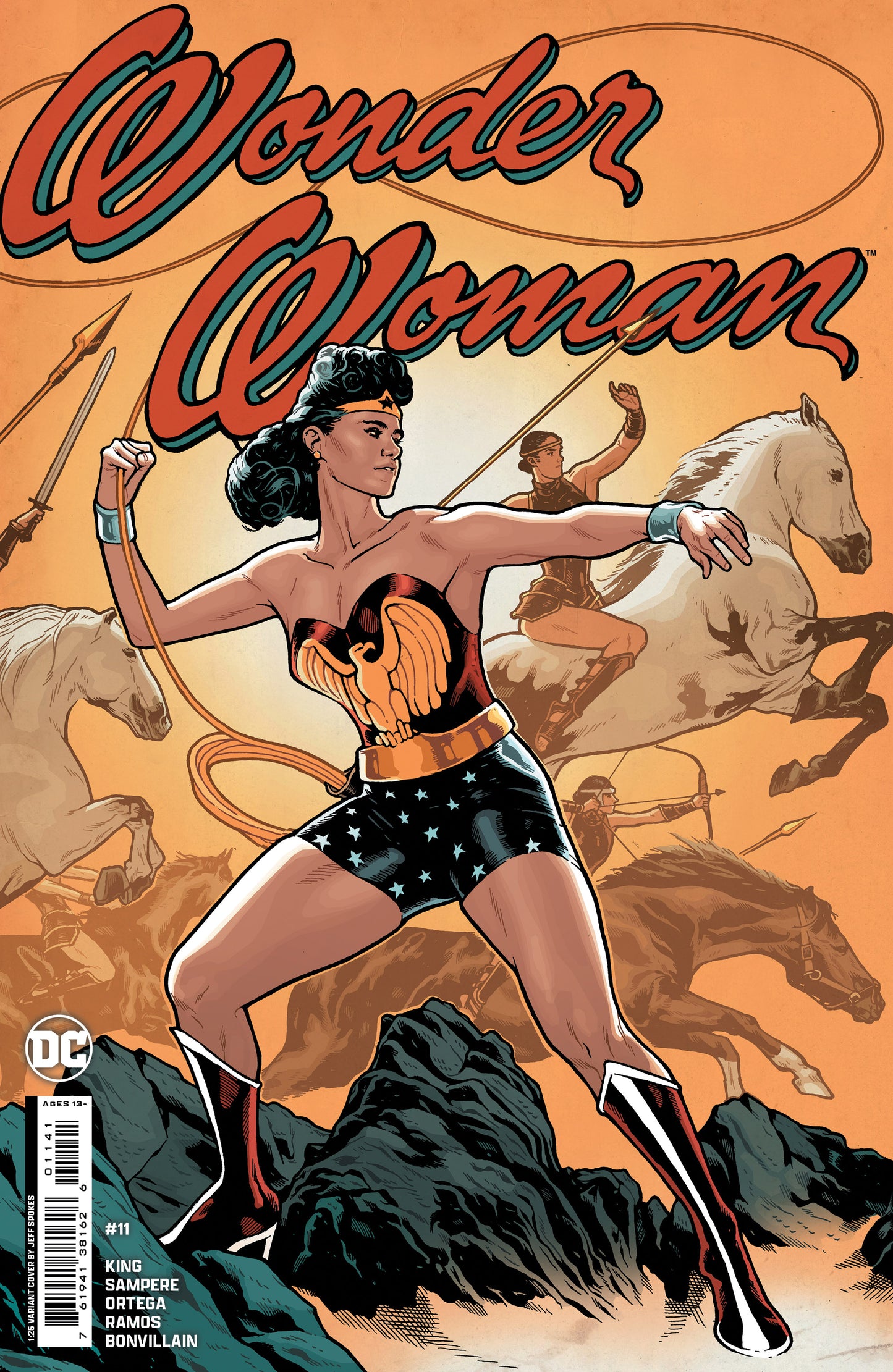 Wonder Woman #11 E 1:25 Jeff Spokes Variant (Absolute Power) (07/17/2024) Dc