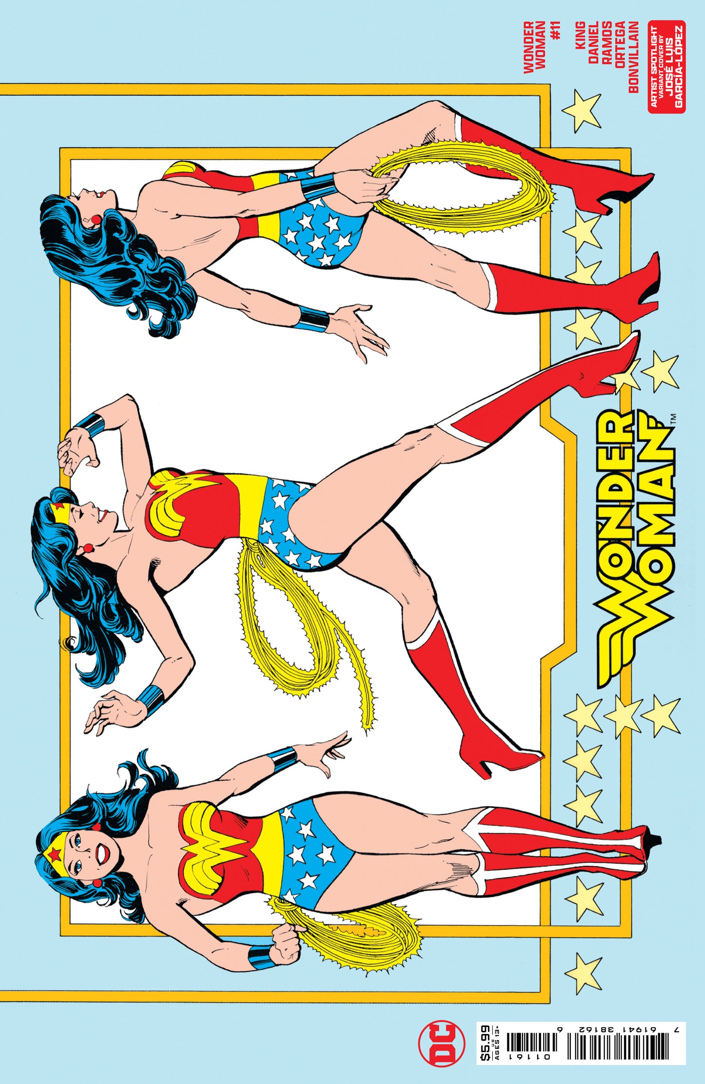 Wonder Woman #11 D Jose Luis Garcia-Lopez Artist Spotlight Wraparound Variant (Absolute P (07/17/2024) Dc