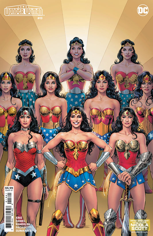 Wonder Woman #13 D Nicola Scott Artist Spotlight Variant (Absolute Power) (09/18/2024) Dc