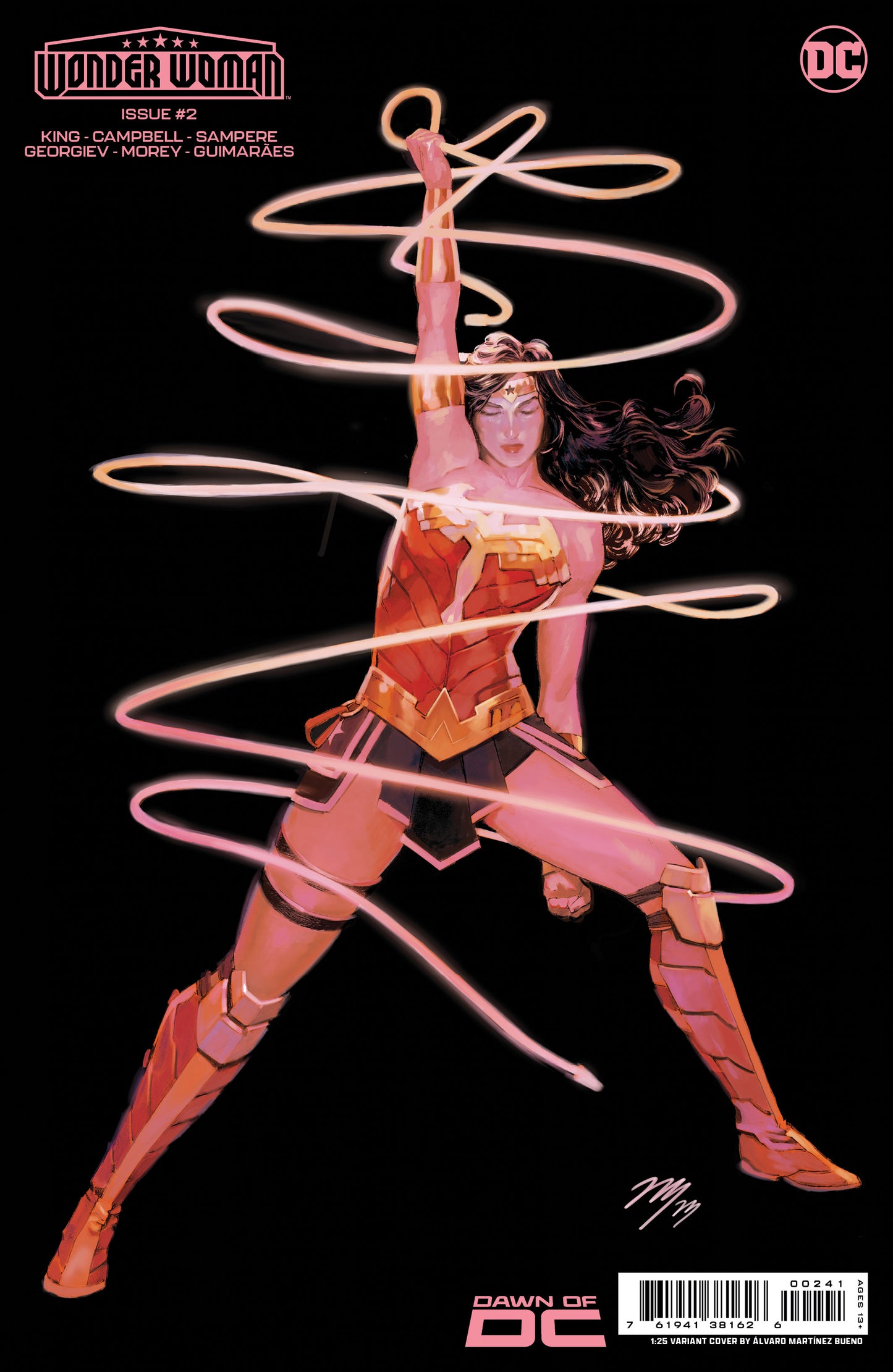 Wonder Woman #2 E 1:25 Alvaro Martinez Bueno Card Stock Variant (10/17/2023) Dc