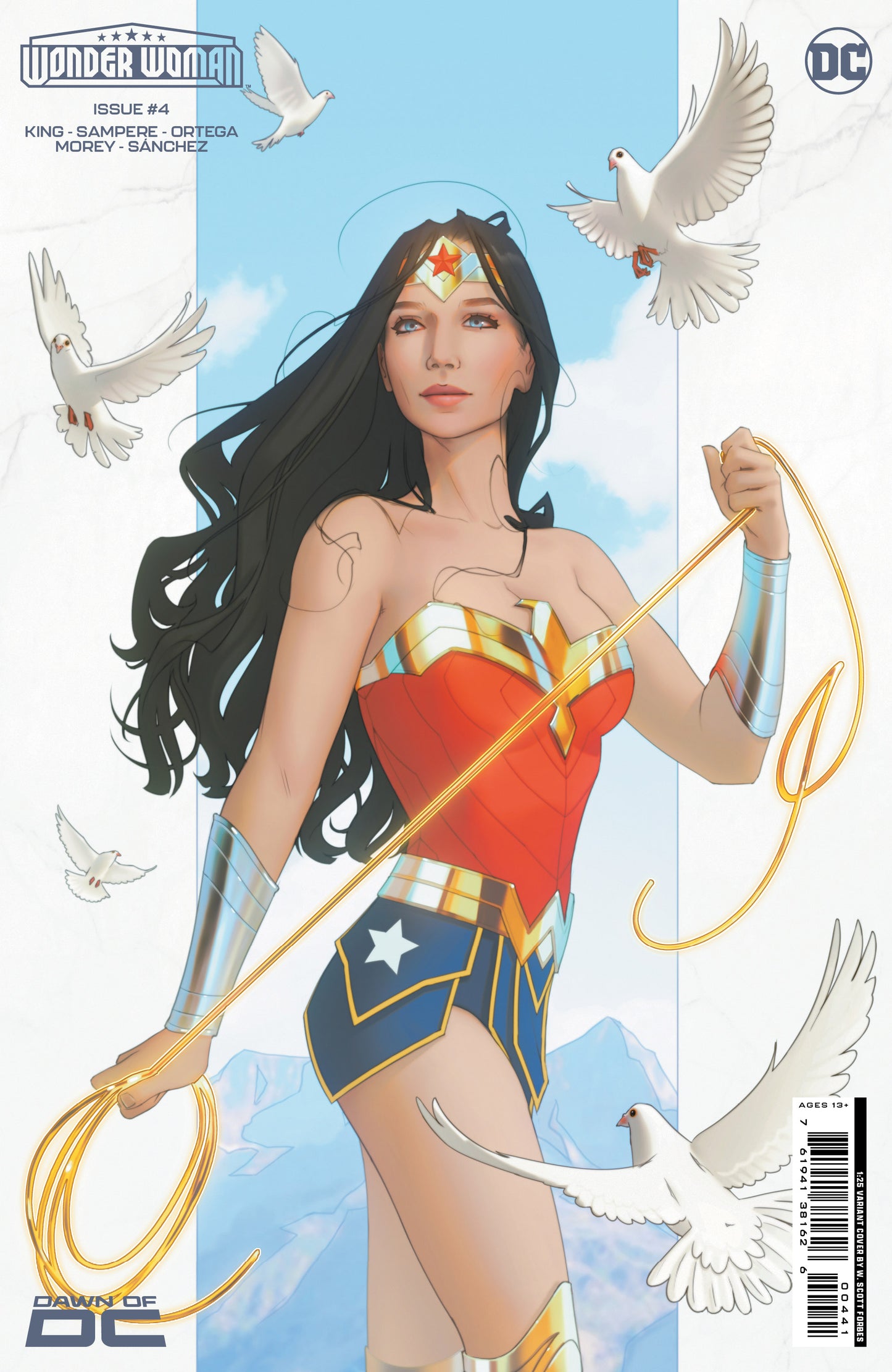 Wonder Woman #4 E 1:25 W Scott Forbes Card Stock Variant (12/19/2023) Dc