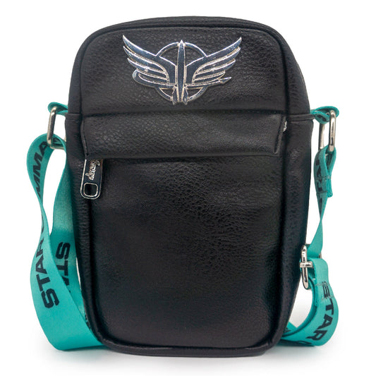 Crossbody Wallet - Lightyear Star Command Silver Wings Logo