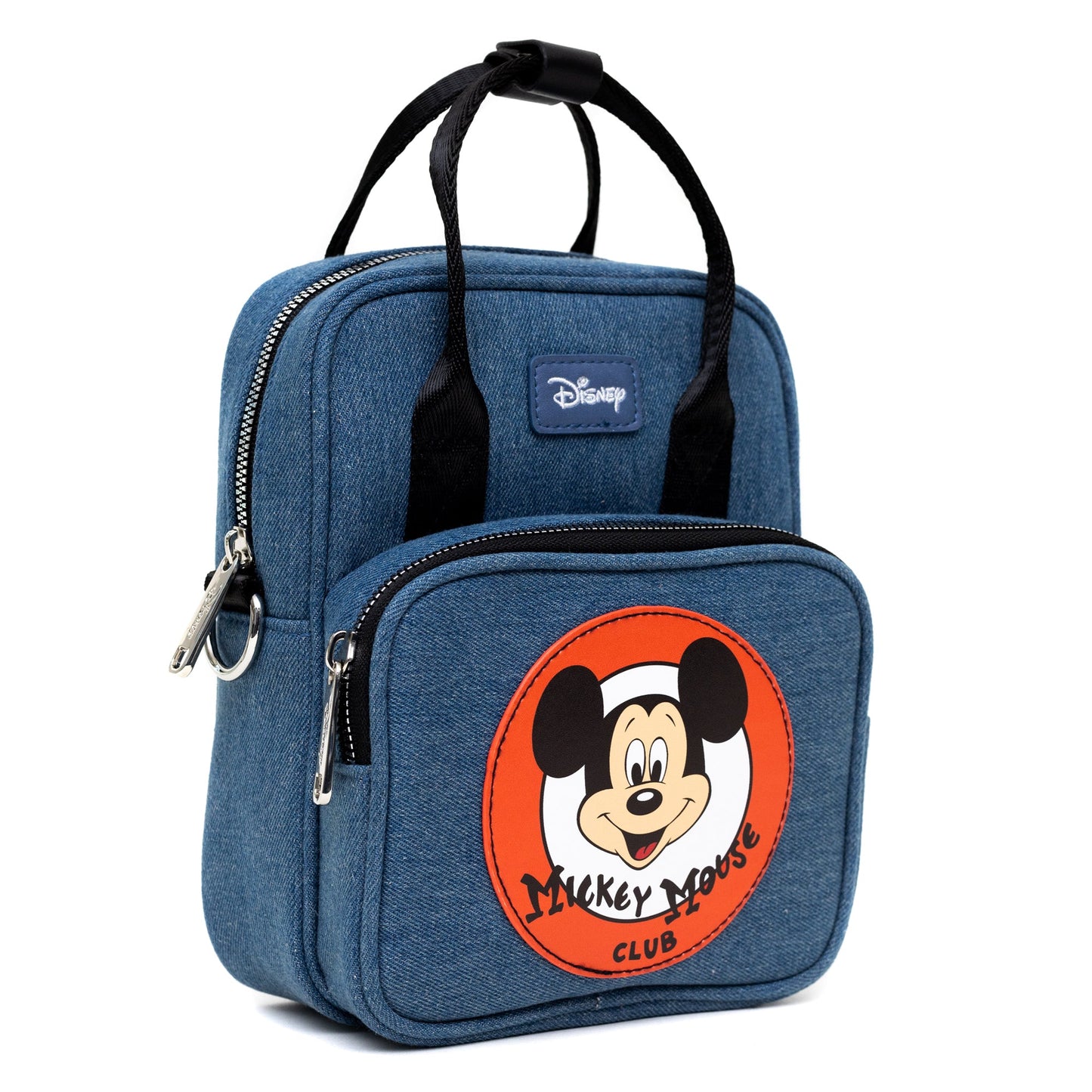 Disney Bag, Cross Body, Mickey Mouse Club Target Logo Denim Blue, Vegan ...