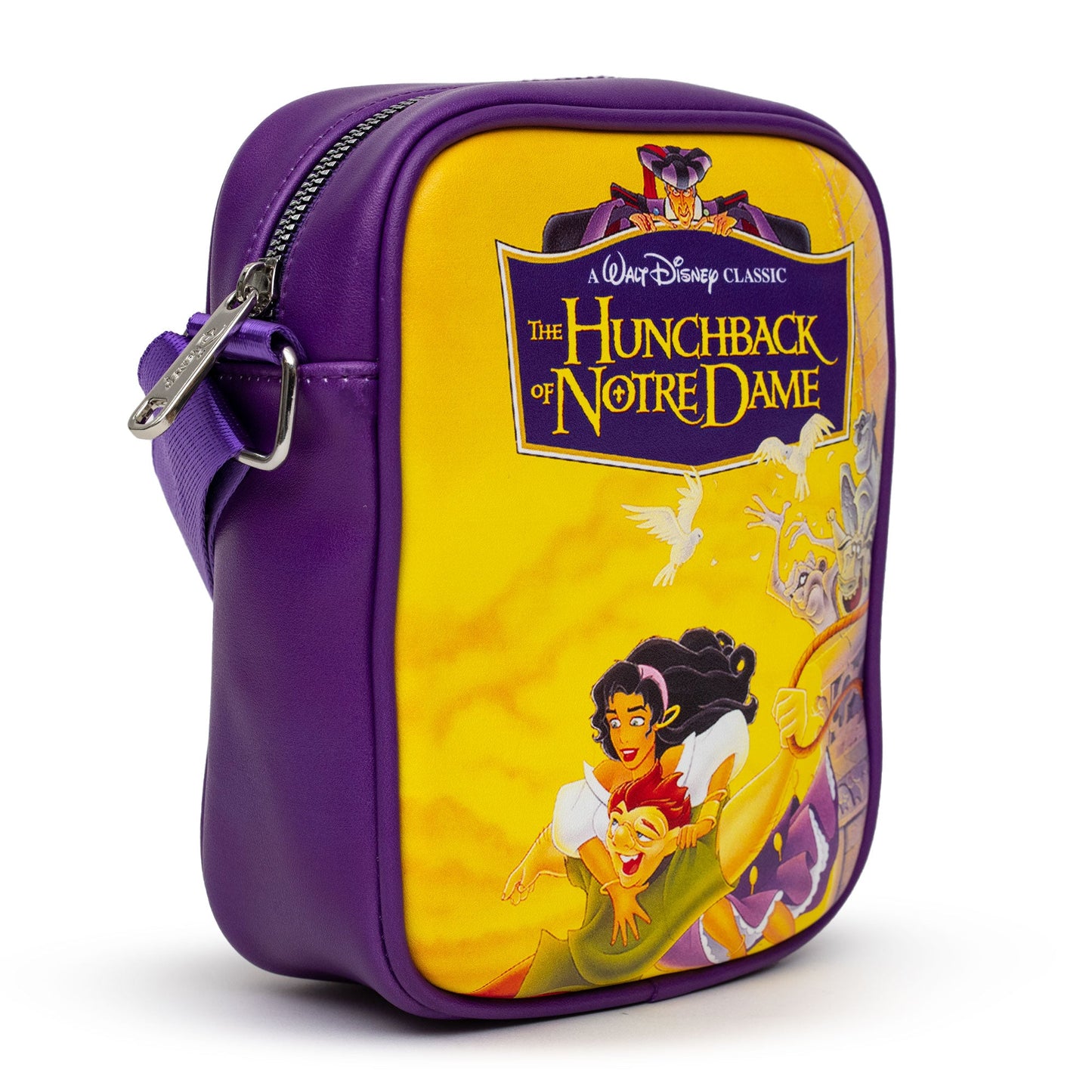 Disney Bag, Cross Body,  The Hunchback of Notre Dame VHS Movie Box Replica, Vegan Leather