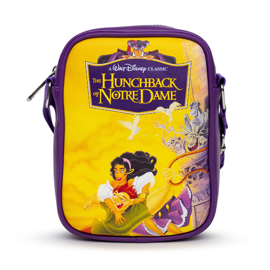 Disney Bag, Cross Body,  The Hunchback of Notre Dame VHS Movie Box Replica, Vegan Leather