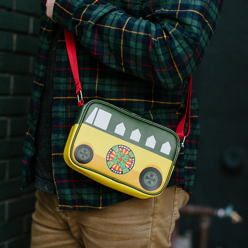 Nickelodeon Bag, Cross Body, Teenage Mutant Ninja Turtles Party Van, Vegan Leather