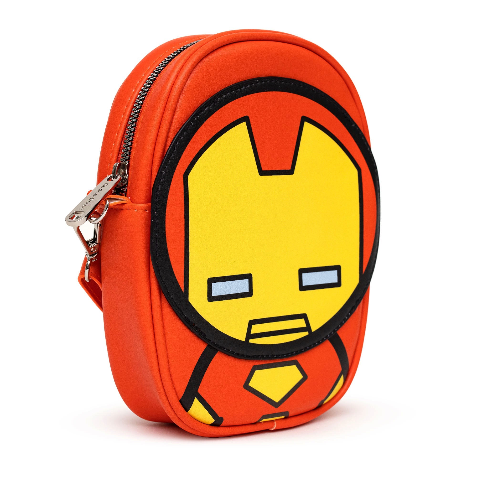 Marvel Comics Bag, Cross Body, Kawaii Iron Man Character Close Up with Face  Applique, Vegan Leather | Golden Apple Comics