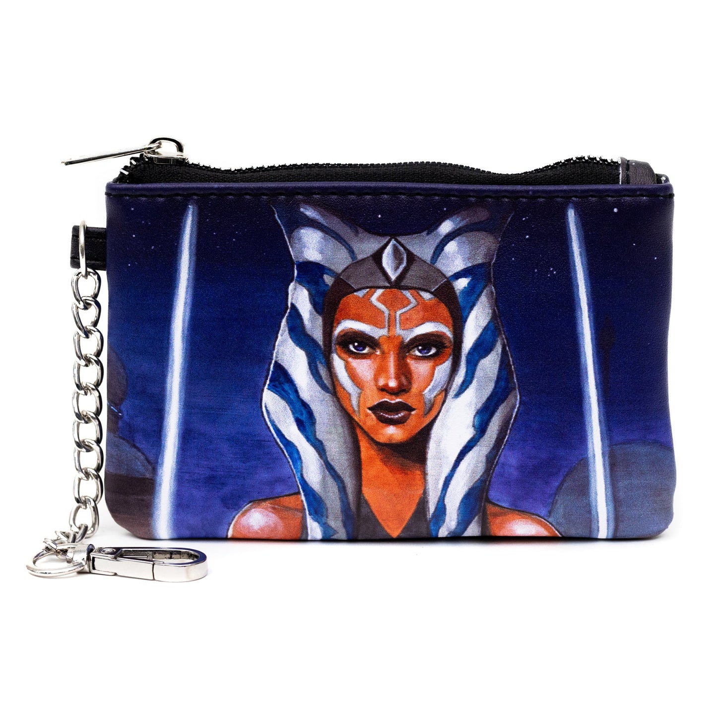 Star Wars Bag and Wallet Combo, Star Wars Ahsoka Tano Pose and Icon Black, Vegan Leather