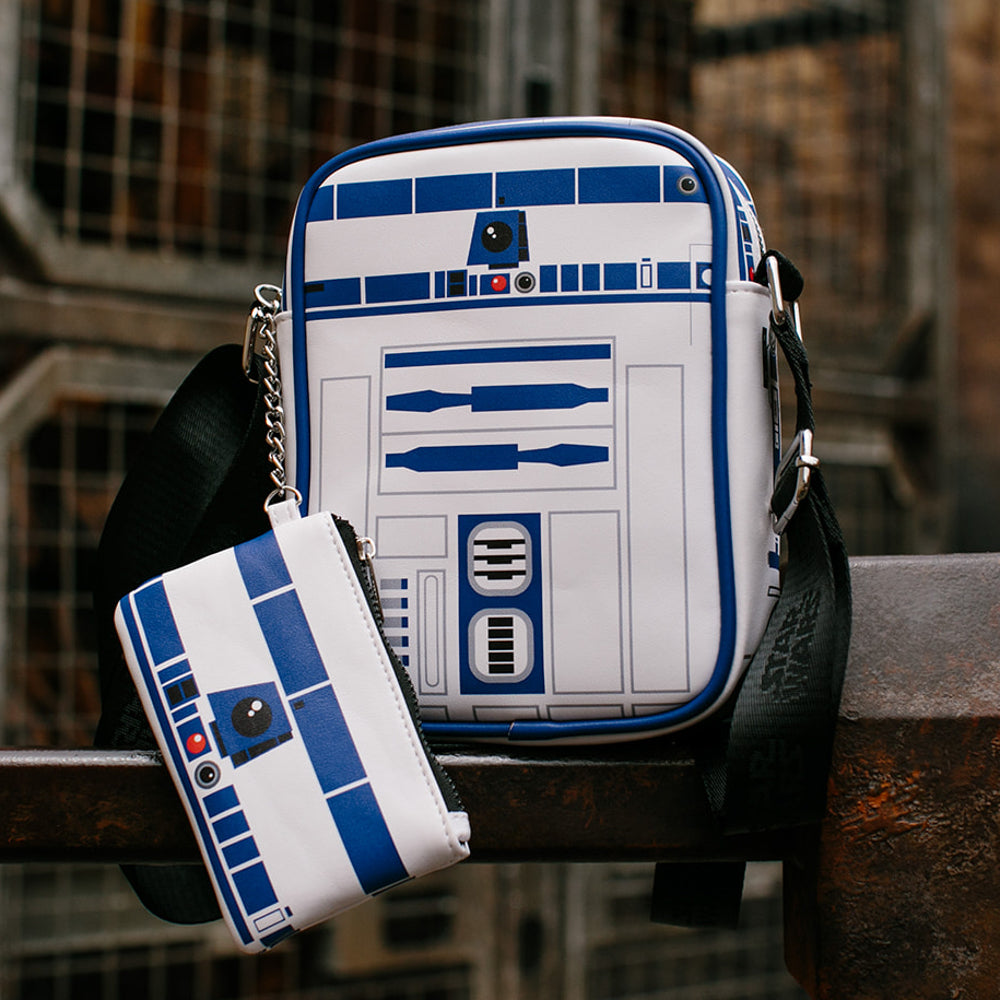Star Wars Bag and Wallet Combo Star Wars R2 D2 Droid Body White Vega Golden Apple Comics