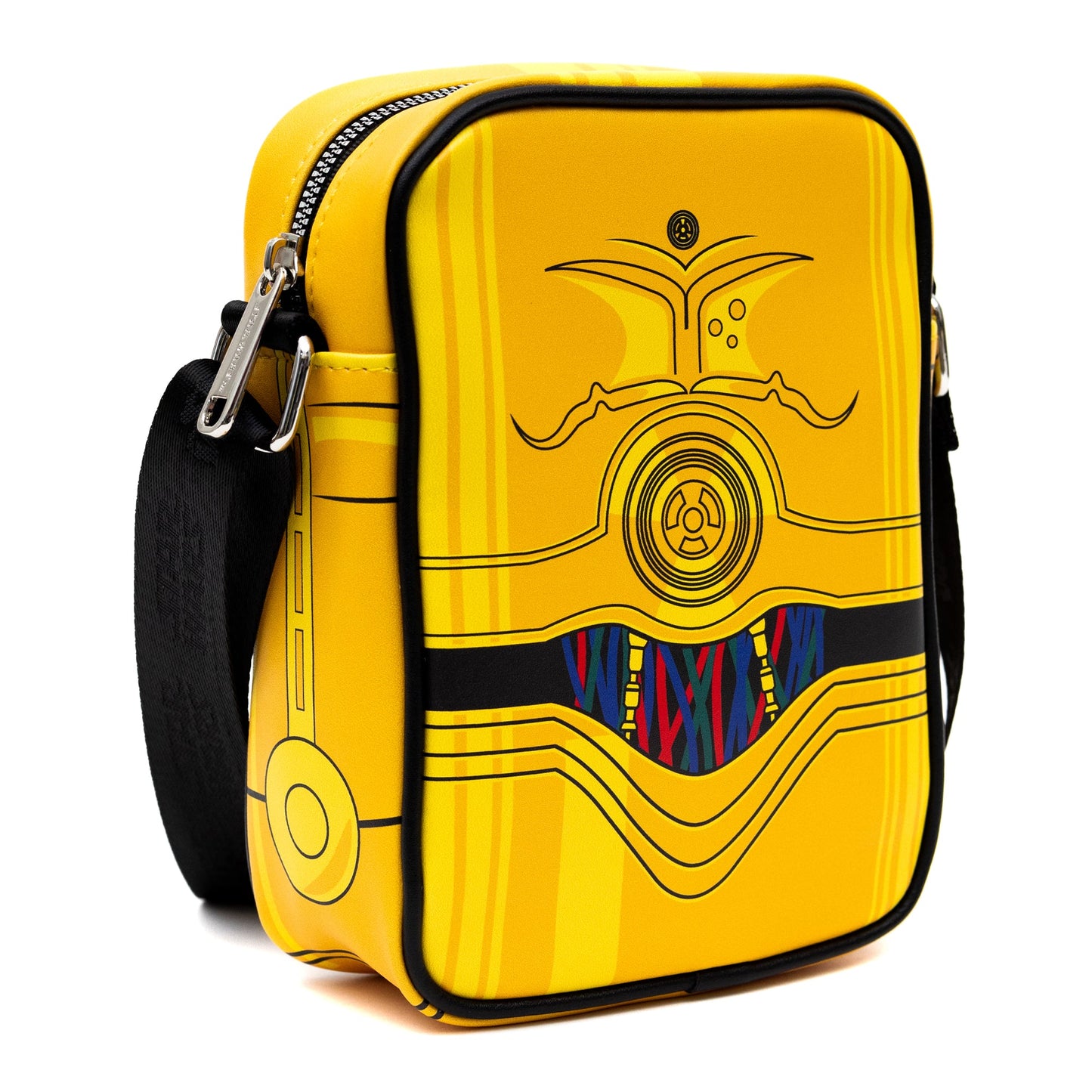 Star Wars Bag and Wallet Combo, Star Wars C3PO Droid Body Yellow, Vegan Leather