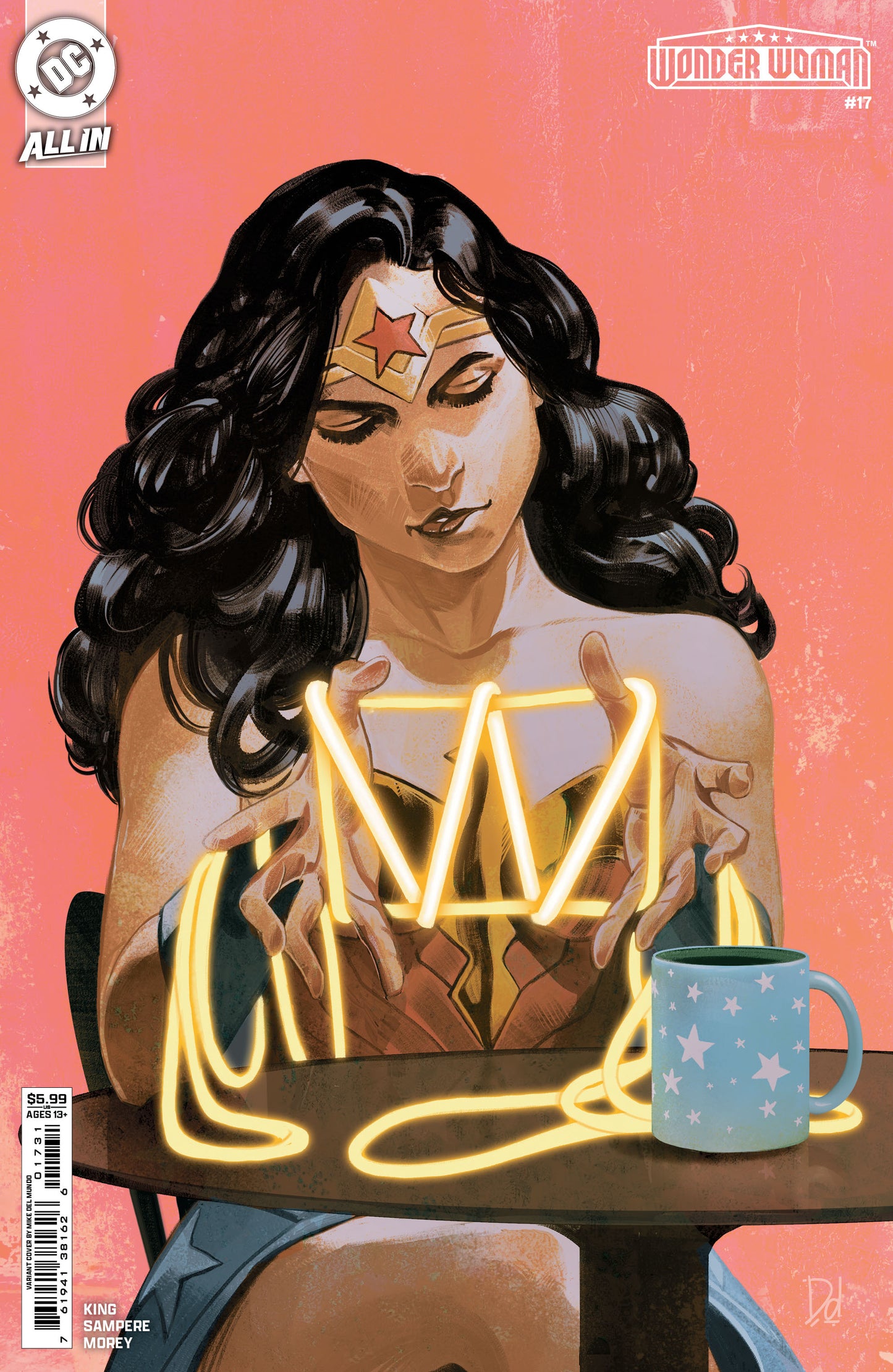 Wonder Woman #17 C Mike Del Mundo Variant (01/15/2025) Dc