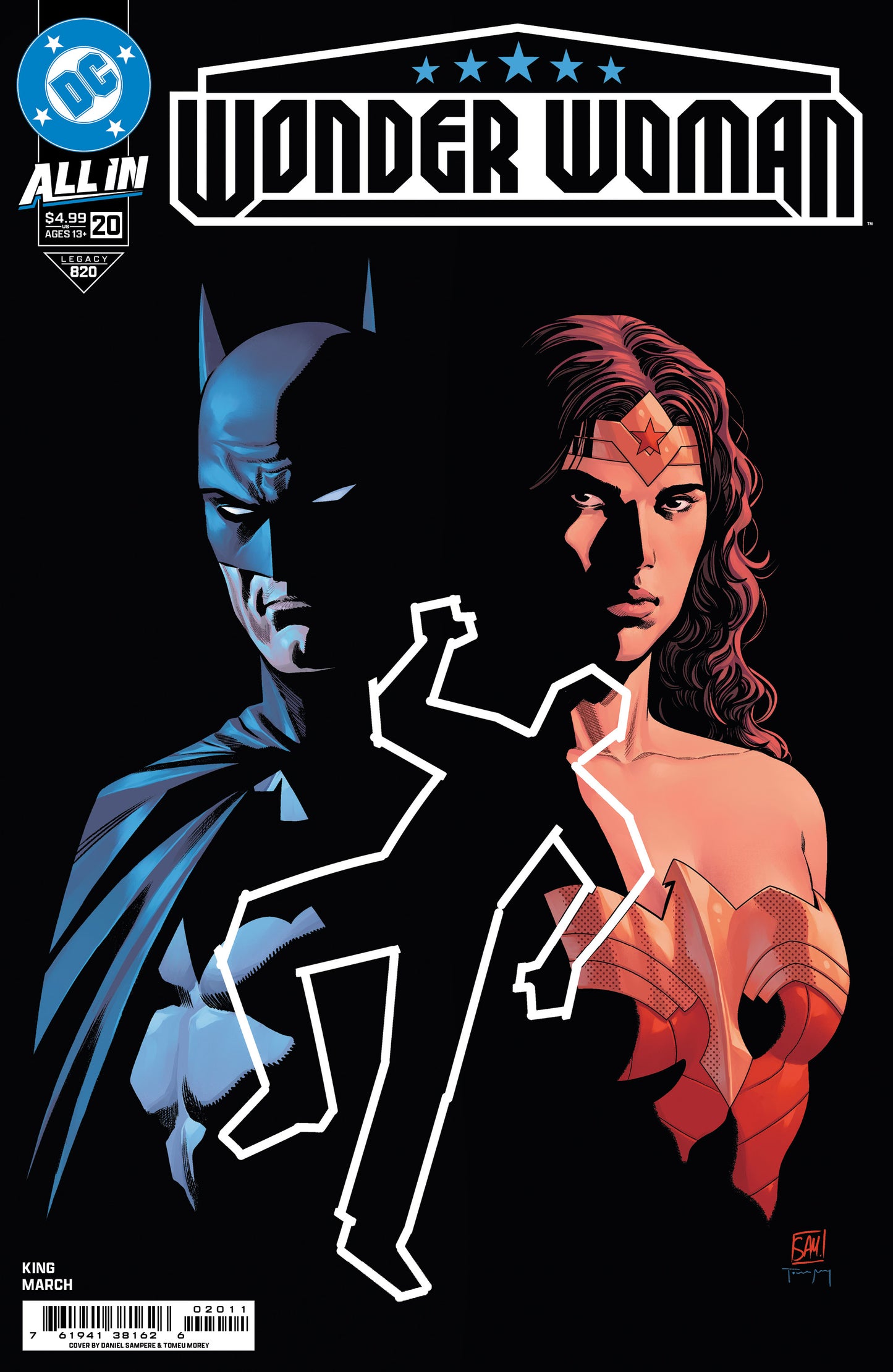 Wonder Woman #20 A Daniel Sampere Tom King (04/16/2025) Dc