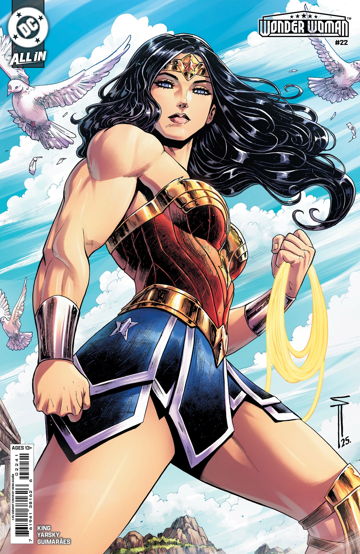 Wonder Woman #22 F 1:25 Serg Acuna Variant (06/18/2025) Dc