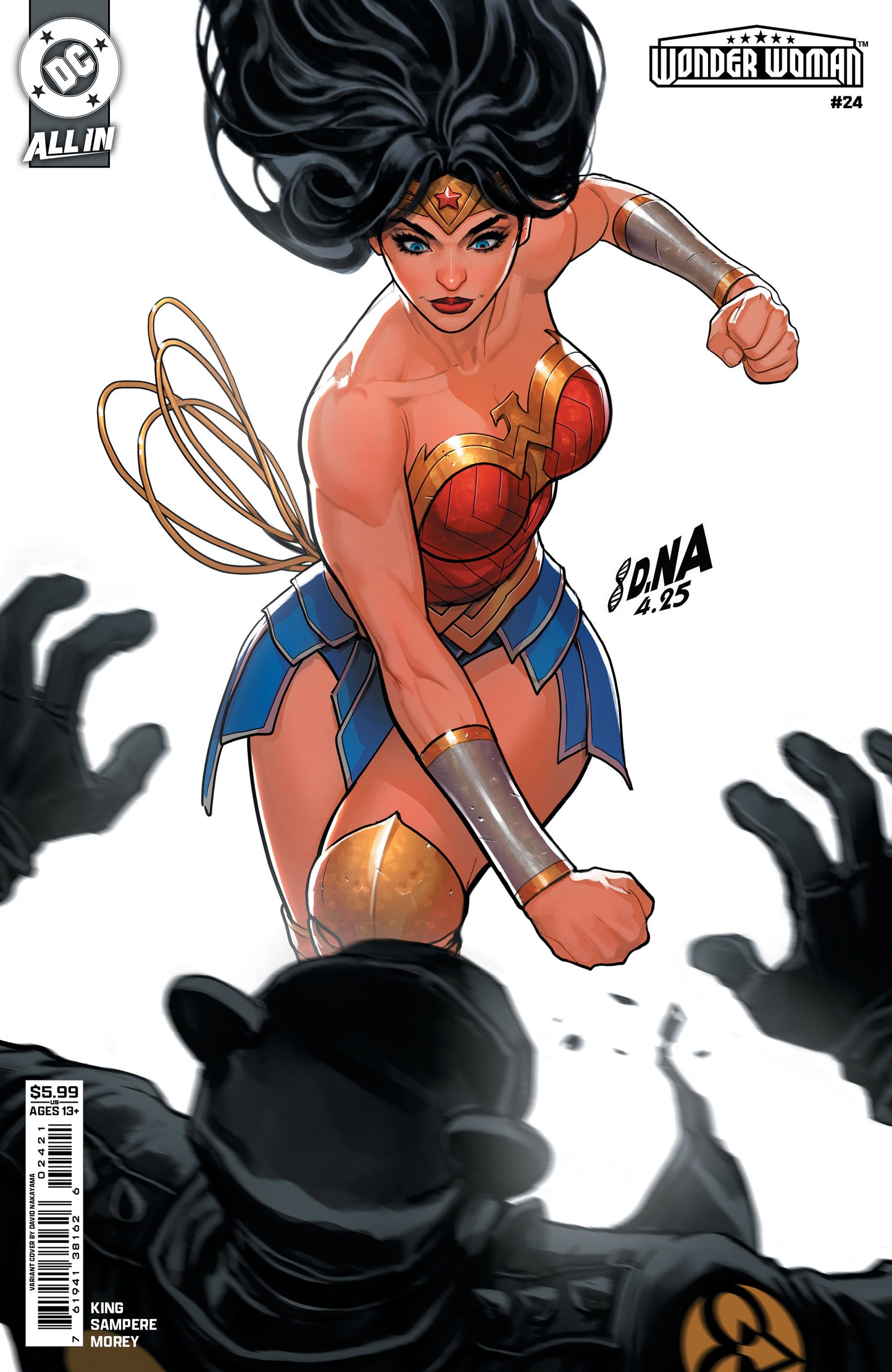 Wonder Woman #24 B David Nakayama Variant (08/20/2025) Dc