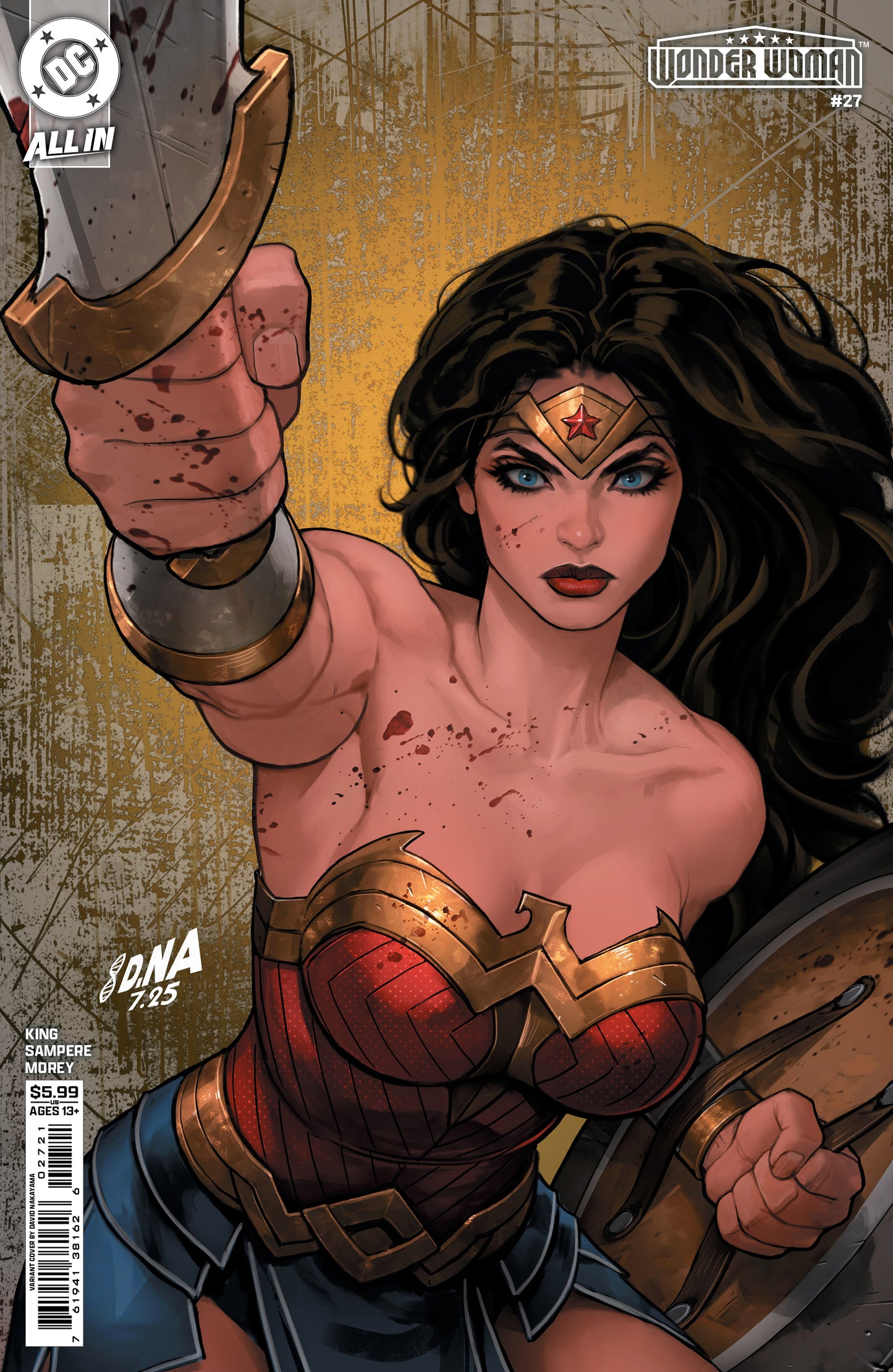 Wonder Woman #27 B David Nakayama Variant (11/19/2025) Dc