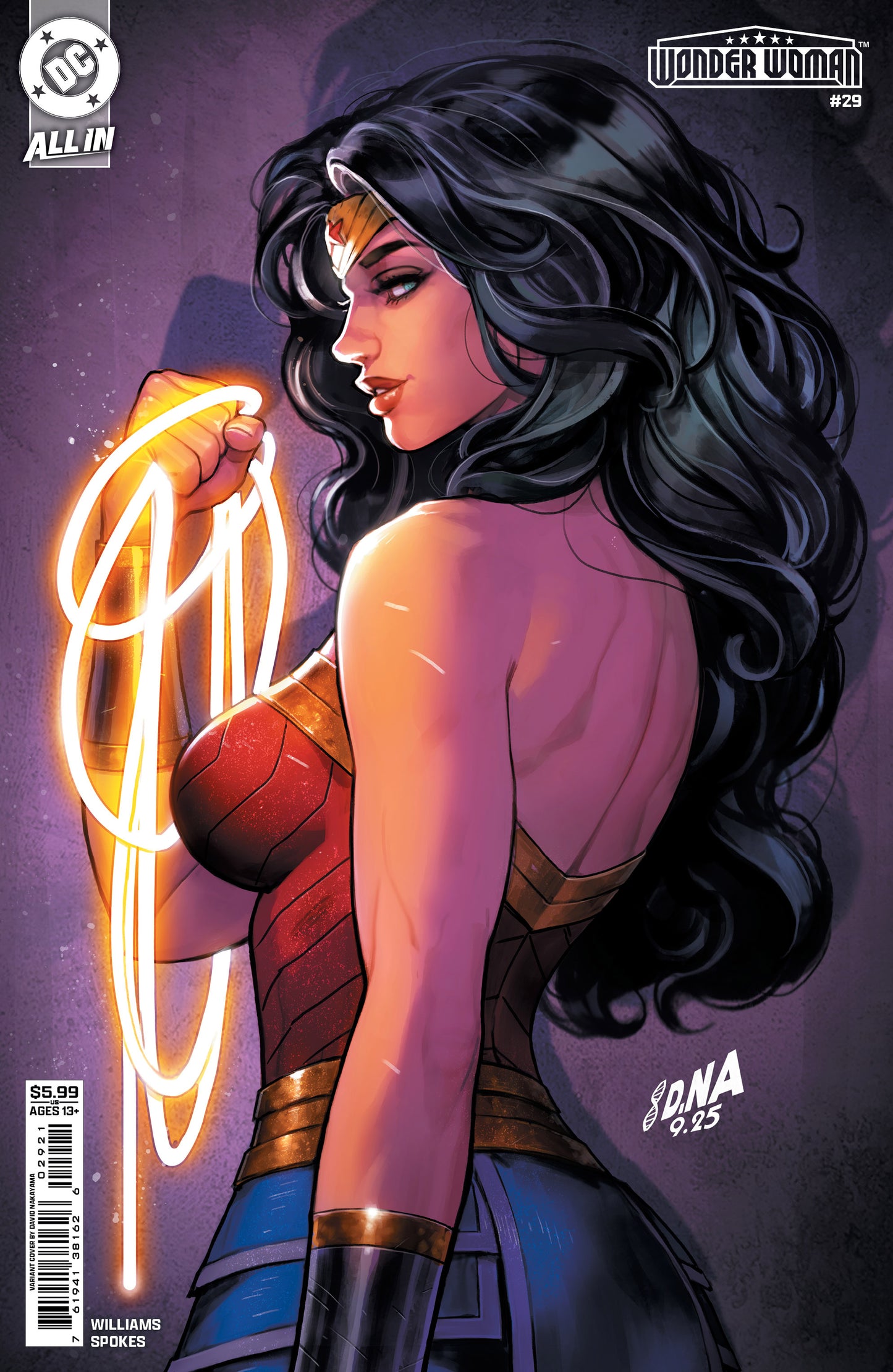 Wonder Woman #29 B David Nakayama Variant (01/21/2026) Dc