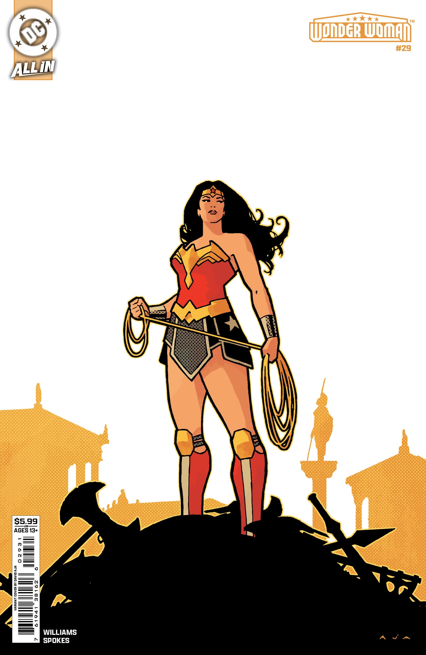 Wonder Woman #29 C David Aja Variant (01/21/2026) Dc