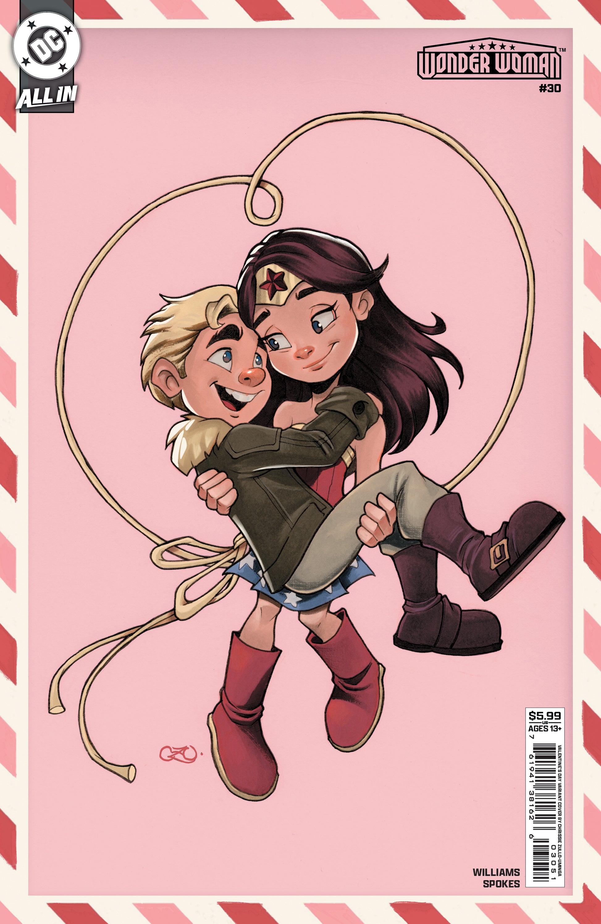 Wonder Woman #30 E Chrissie Zullo Valentines Day Variant (02/18/2026) Dc - Golden Apple Comics