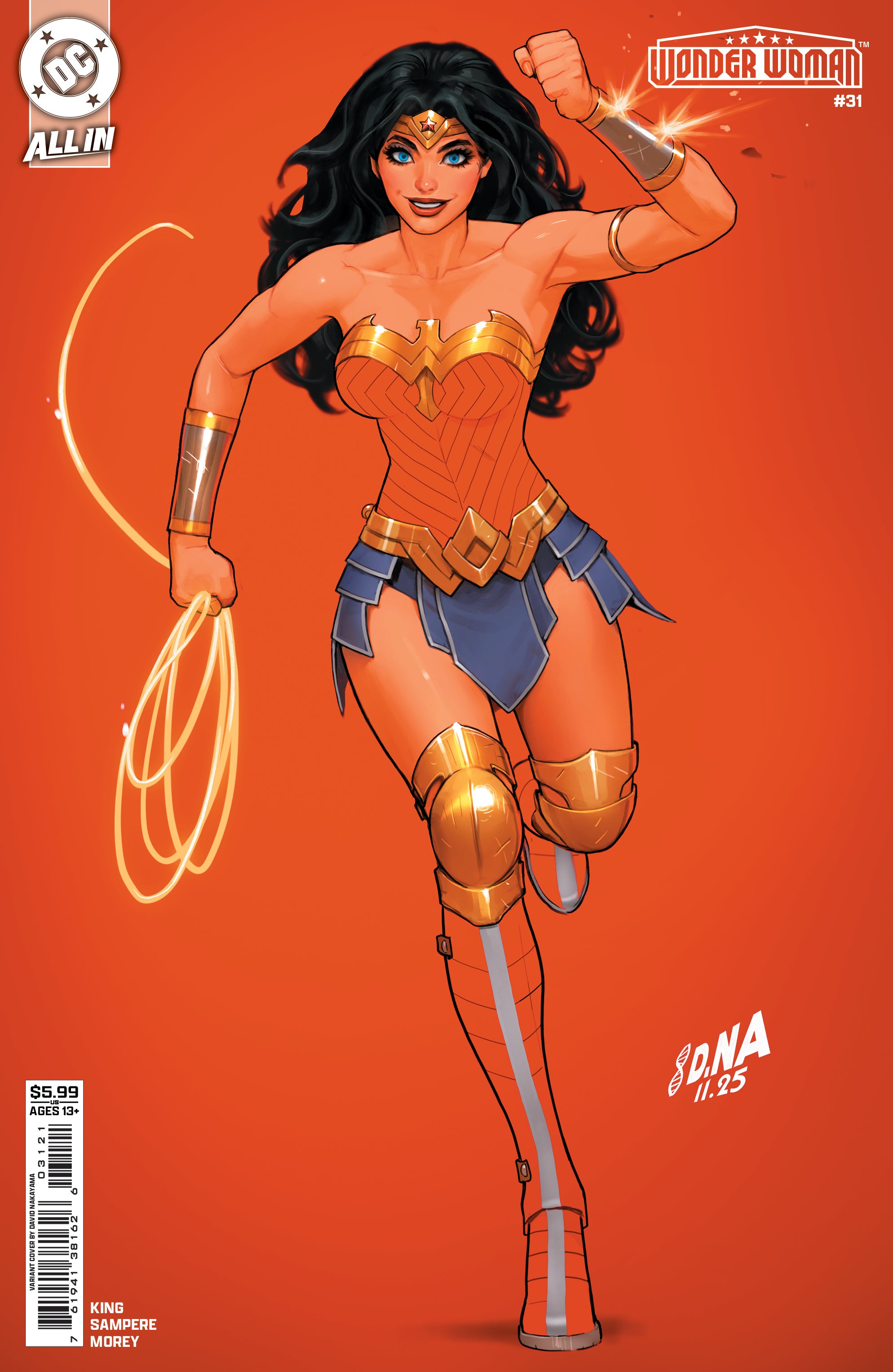 Wonder Woman #31 B David Nakayama Variant (03/18/2026) Dc